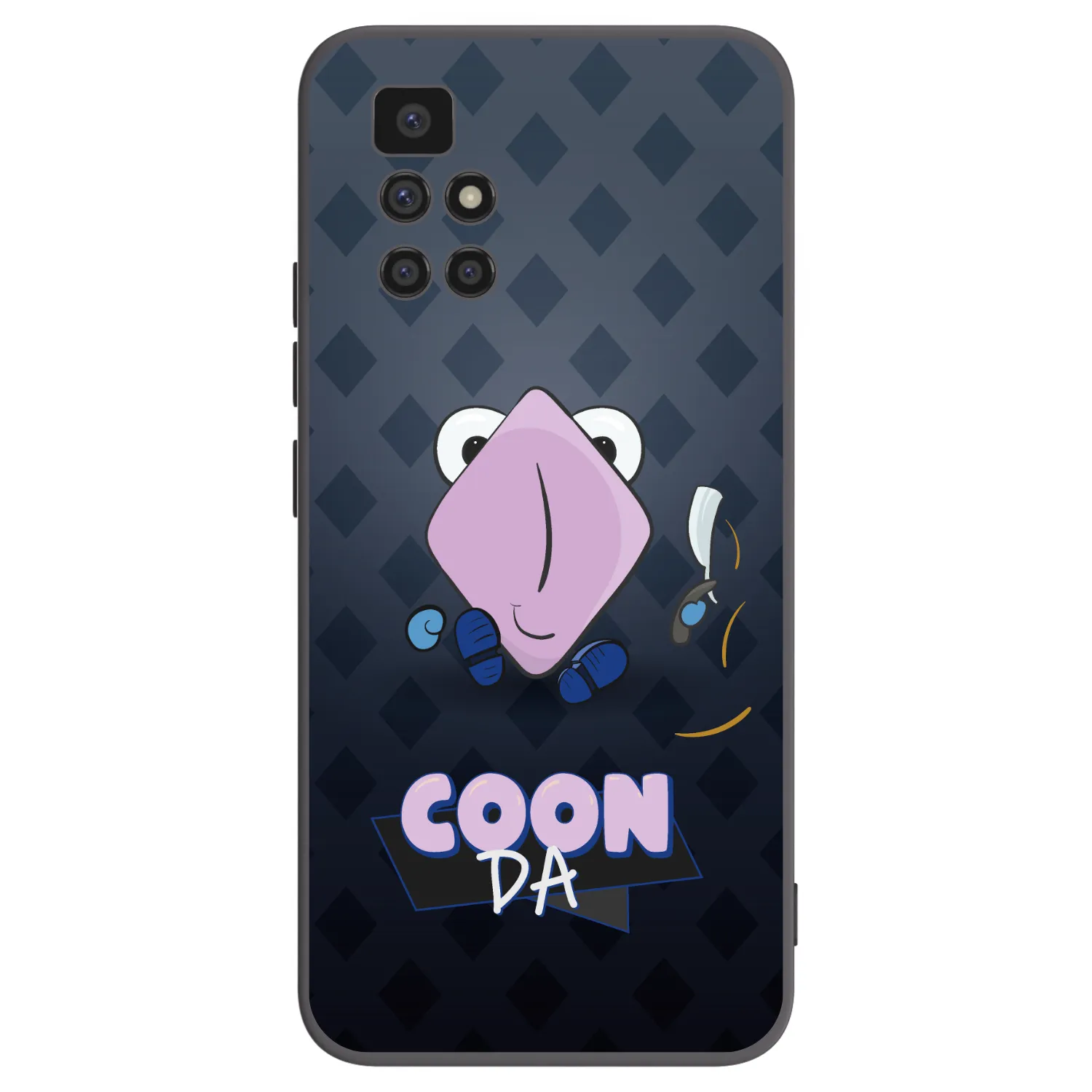 Silikónový čierny obal pre Xiaomi Redmi 10 (2022) - COONDA holátko - tmavá