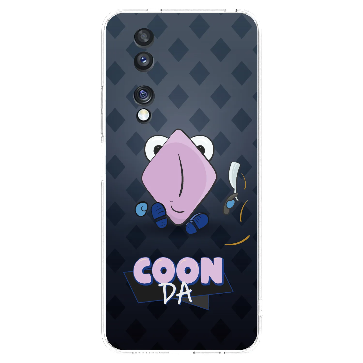 Picasee silikónový prehľadný obal pre Honor 70 - COONDA holátko - tmavá