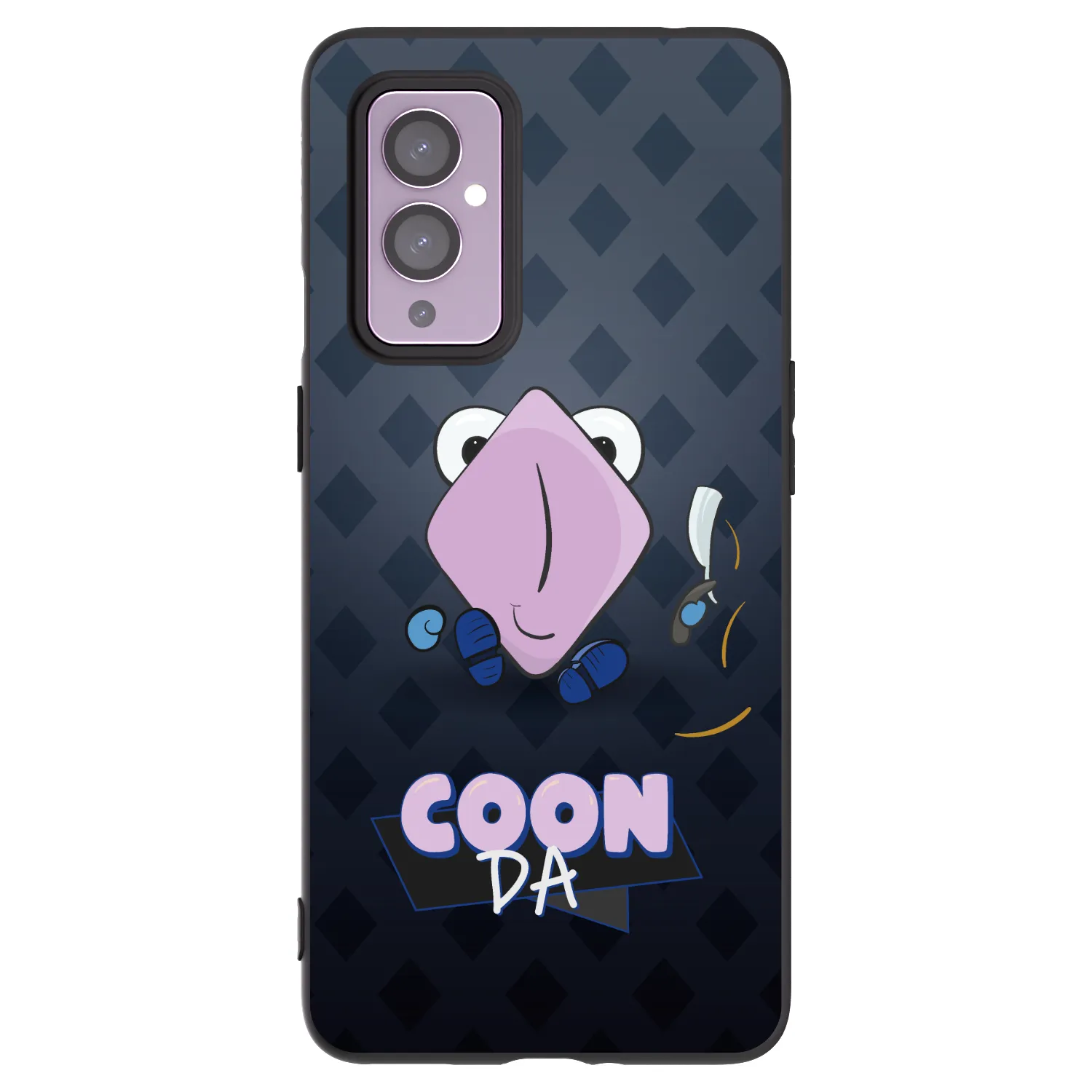 Picasee silikónový čierny obal pre OnePlus 9 - COONDA holátko - tmavá