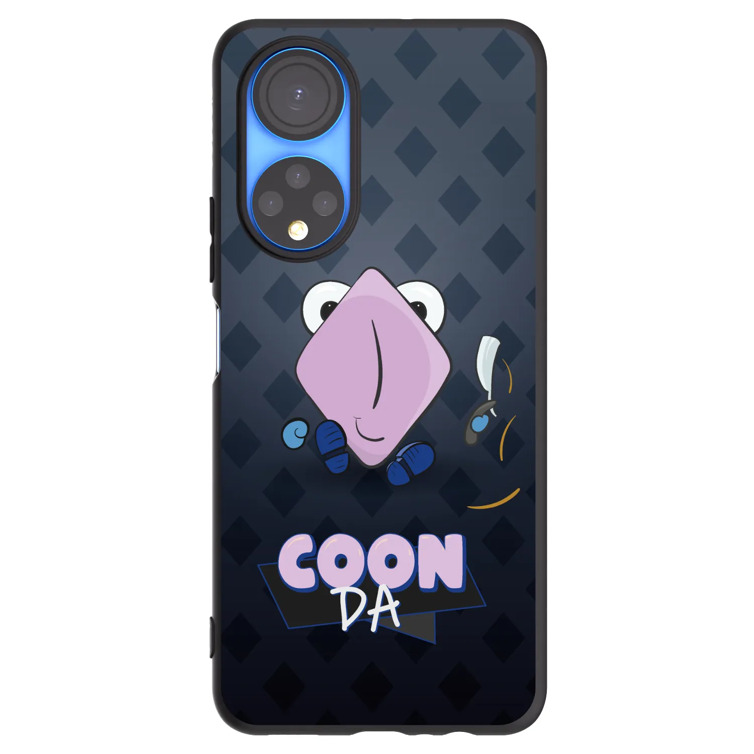 Picasee silikónový čierny obal pre Honor X7 - COONDA holátko - tmavá