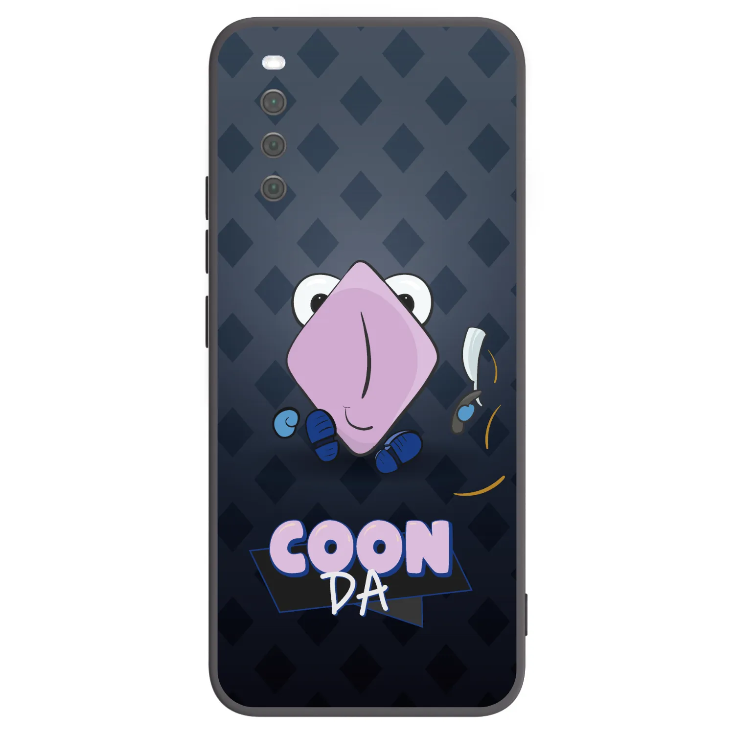 Picasee silikónový čierny obal pre Sony Xperia 10 III - COONDA holátko - tmavá