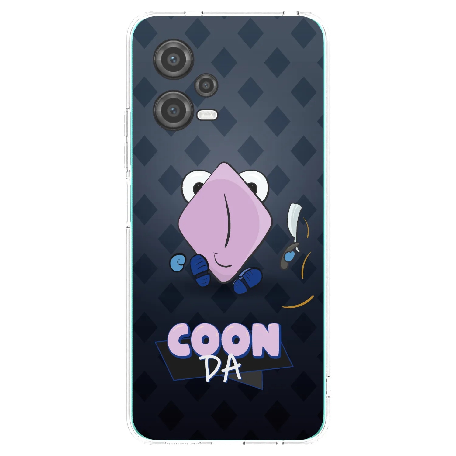 Picasee silikónový prehľadný obal pre Xiaomi Poco X5 - COONDA holátko - tmavá