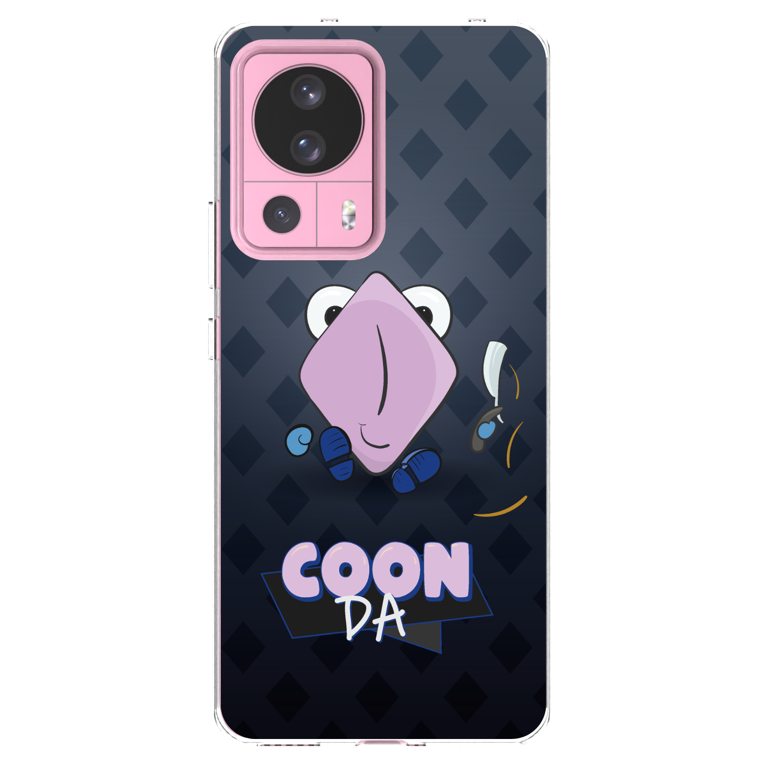 Silikónový prehľadný obal pre Xiaomi 13 Lite - COONDA holátko - tmavá