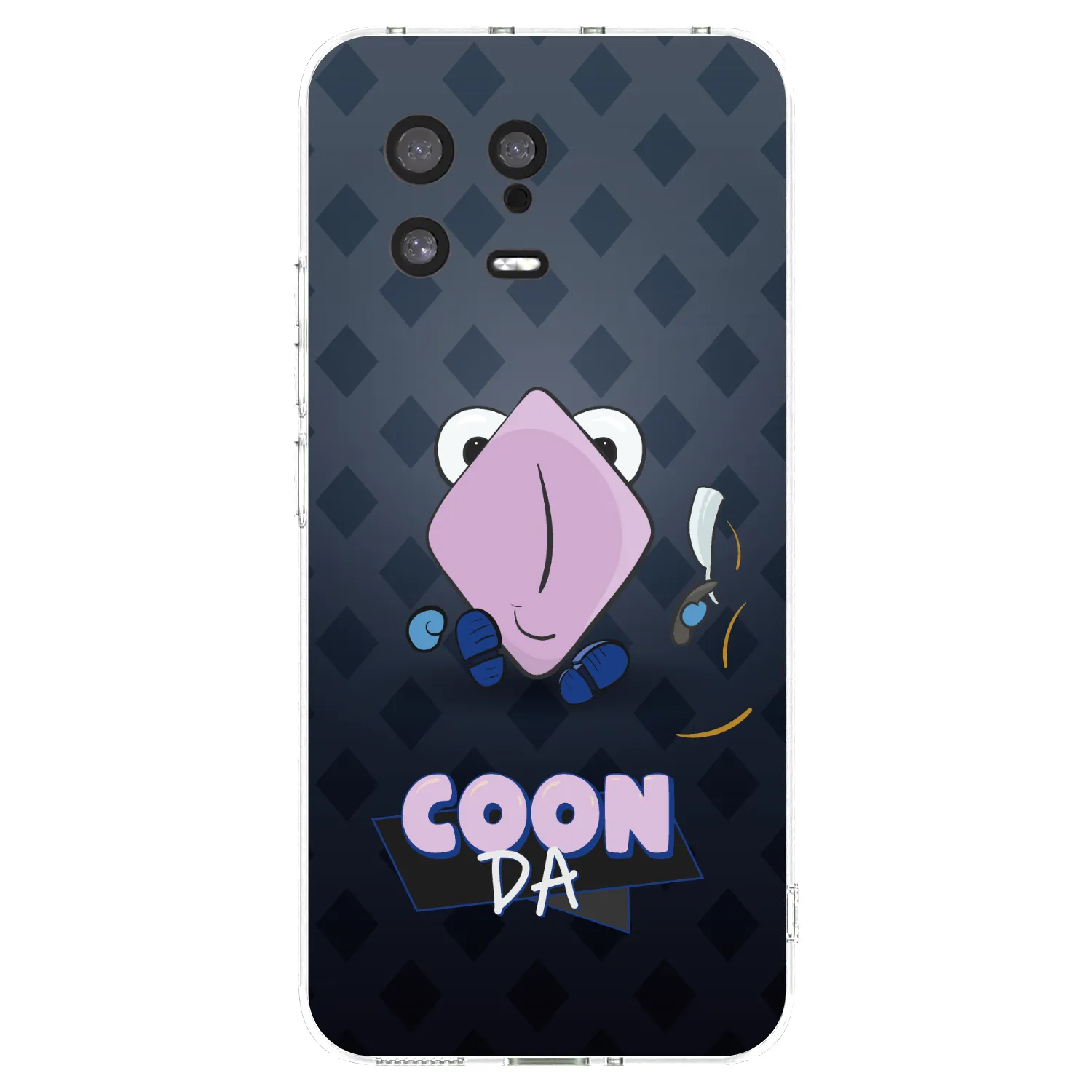 Silikónový prehľadný obal pre Xiaomi 13 - COONDA holátko - tmavá