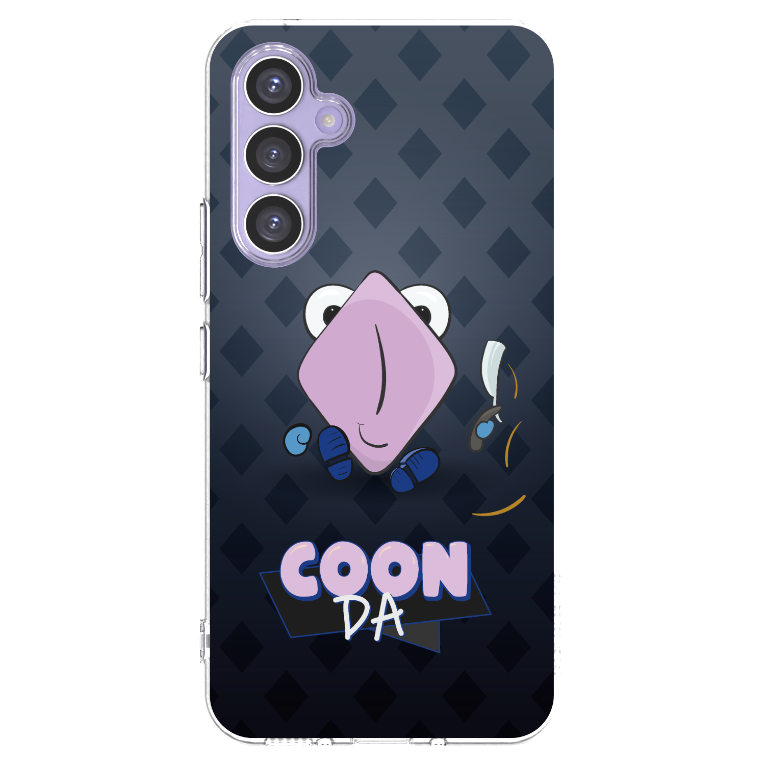 Picasee silikónový prehľadný obal pre Samsung Galaxy A54 5G A546B - COONDA holátko - tmavá