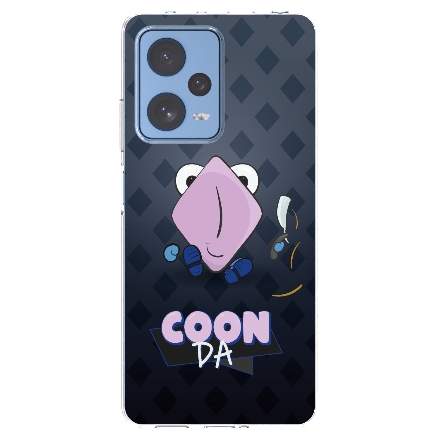 Picasee silikónový prehľadný obal pre Xiaomi Redmi Note 12 Pro 5G - COONDA holátko - tmavá