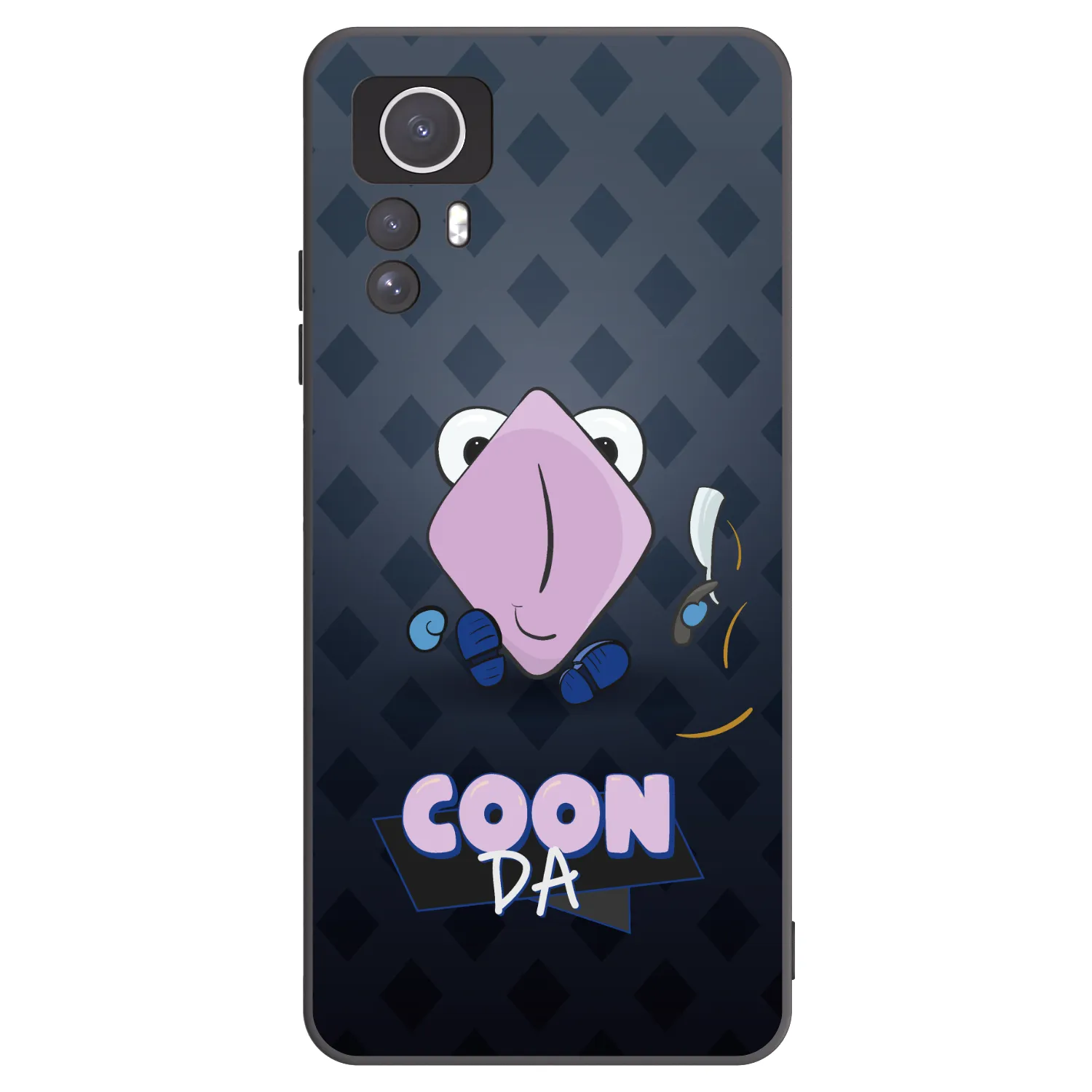 Picasee silikónový čierny obal pre Xiaomi Redmi Note 12S - COONDA holátko - tmavá