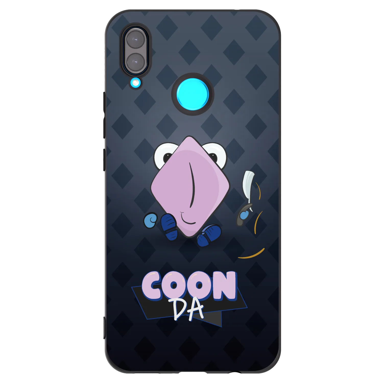 Picasee silikónový čierny obal pre Huawei Nova 3 - COONDA holátko - tmavá