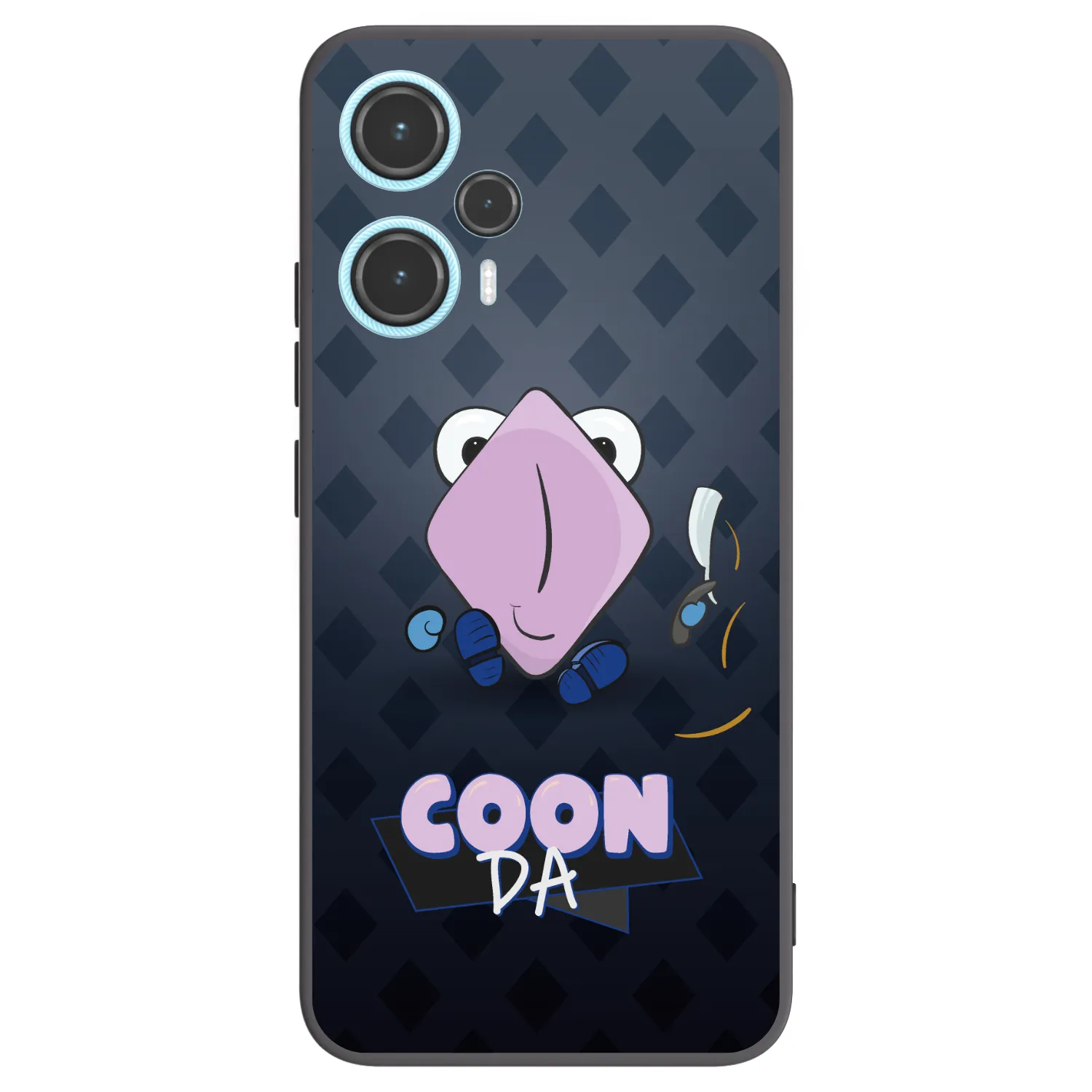 Picasee silikónový čierny obal pre Xiaomi Poco F5 - COONDA holátko - tmavá