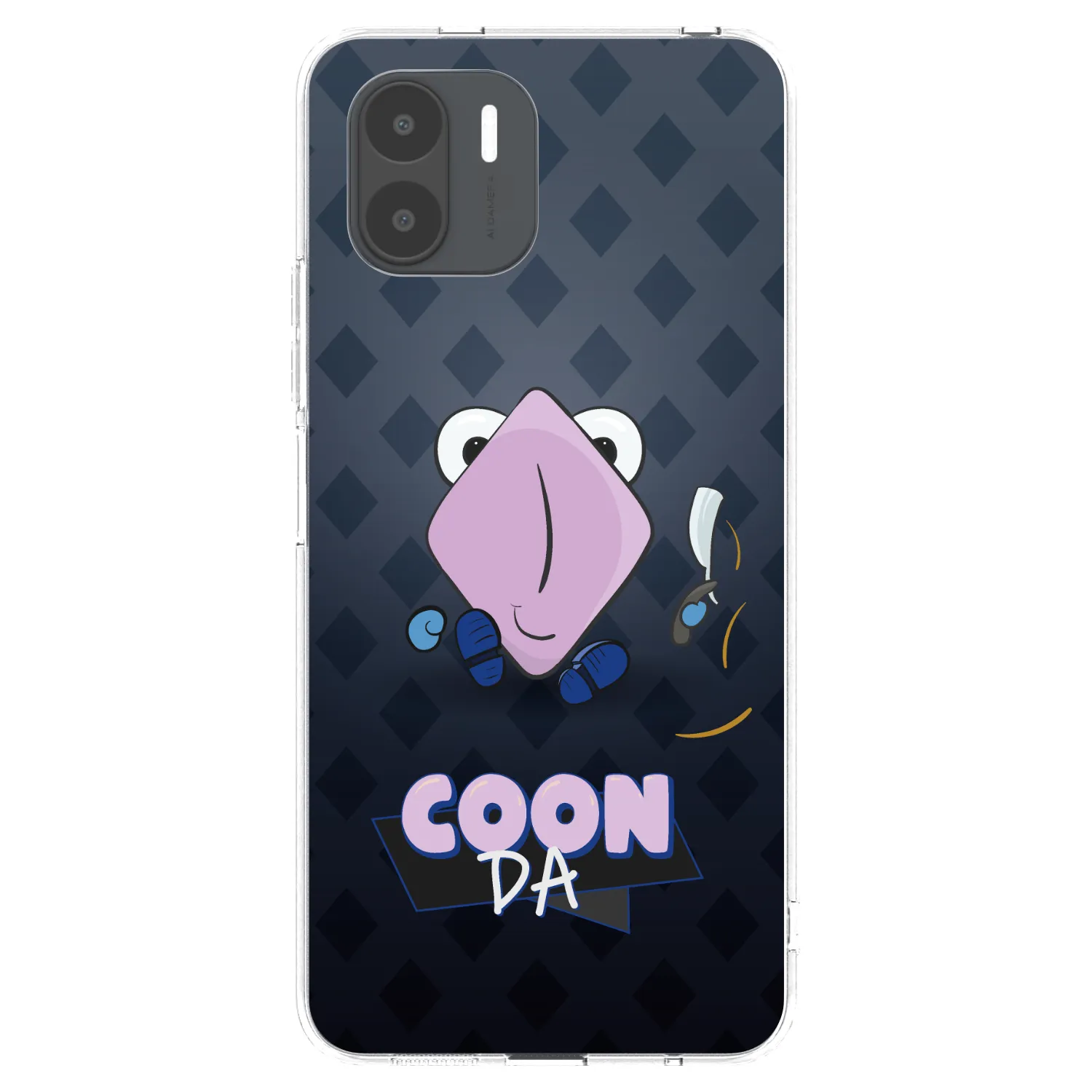 Picasee silikónový prehľadný obal pre Xiaomi Redmi A2 - COONDA holátko - tmavá
