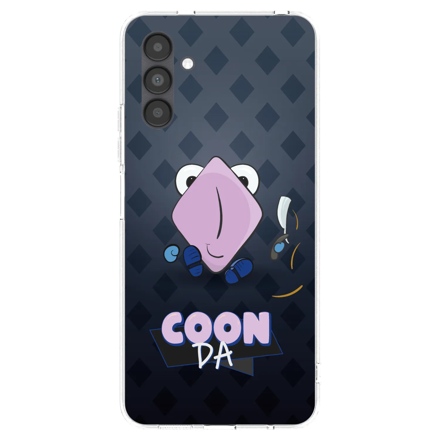 Picasee silikónový prehľadný obal pre Samsung Galaxy A04s A047F - COONDA holátko - tmavá