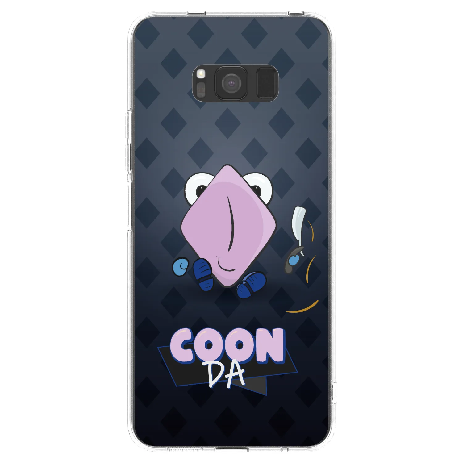 Picasee silikónový prehľadný obal pre Samsung Galaxy S8 G950F - COONDA holátko - tmavá