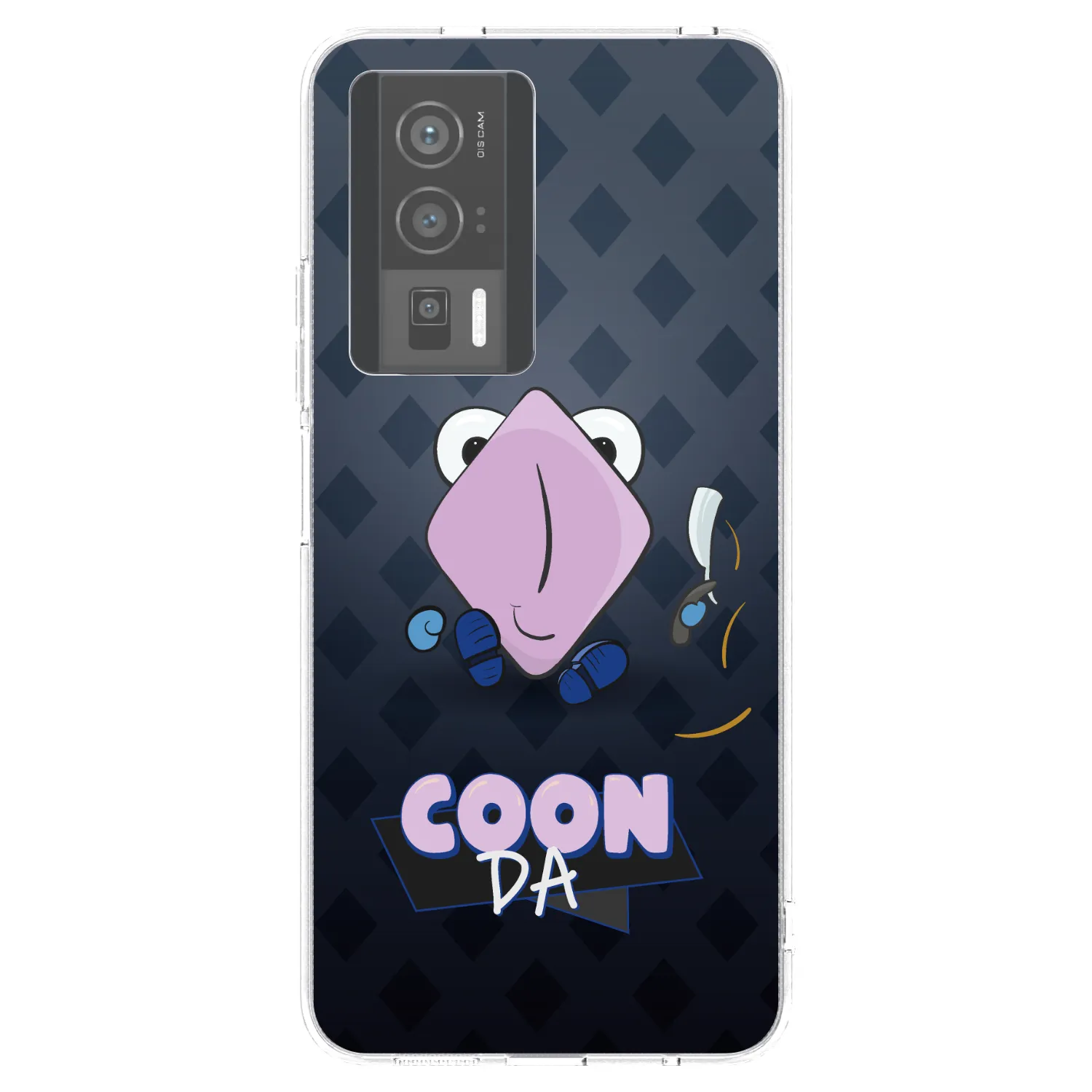 Picasee silikónový prehľadný obal pre Xiaomi Poco F5 Pro 5G - COONDA holátko - tmavá