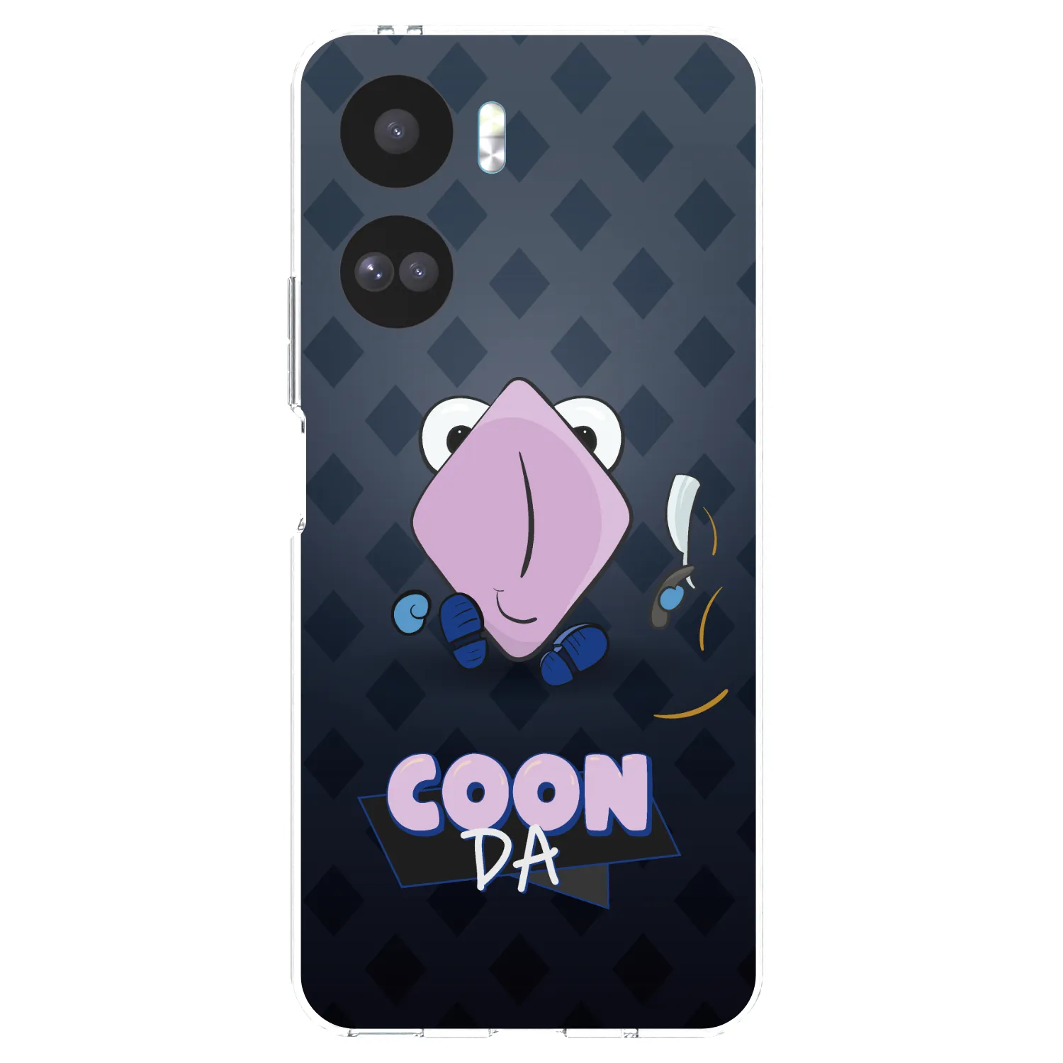Picasee silikónový prehľadný obal pre Honor 90 Lite 5G - COONDA holátko - tmavá