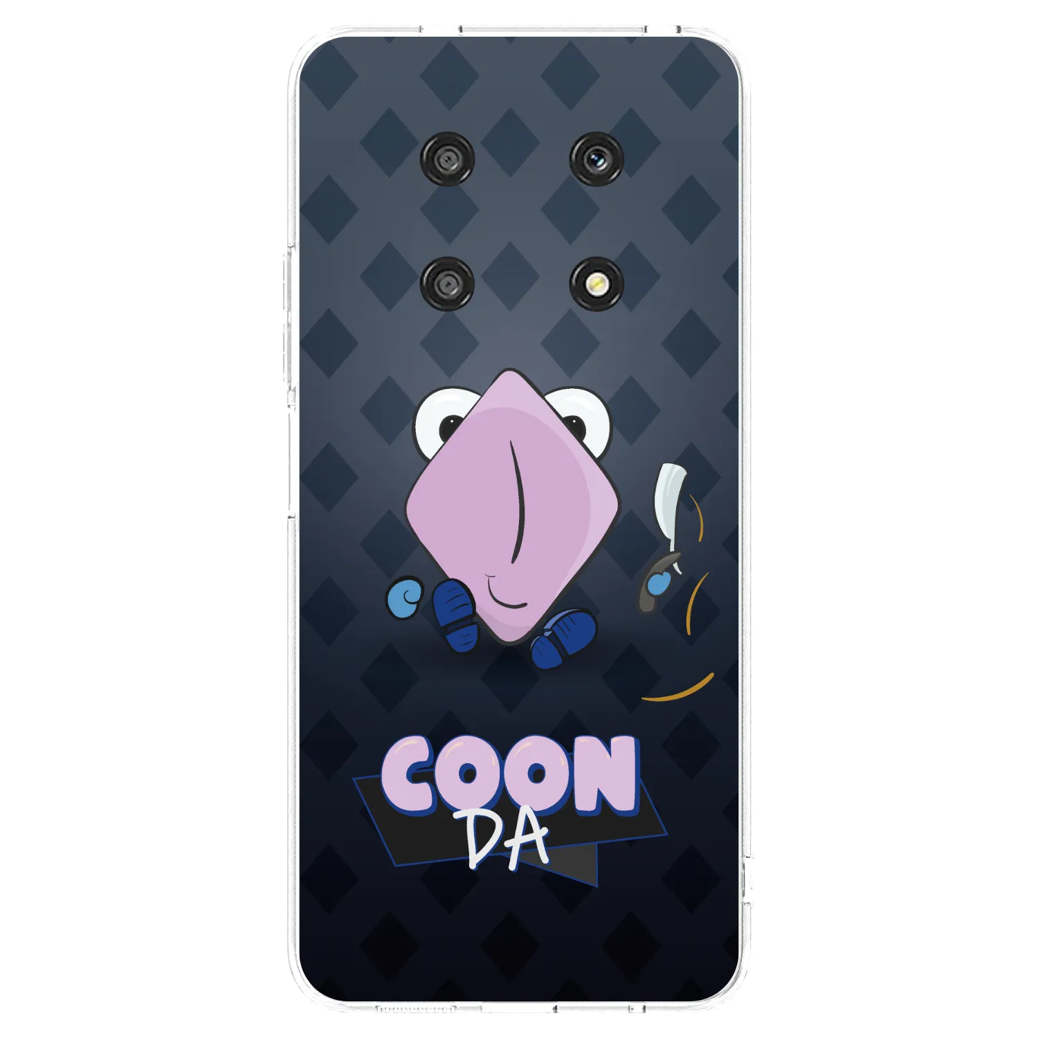 Picasee silikónový prehľadný obal pre Honor Magic4 Lite 5G - COONDA holátko - tmavá