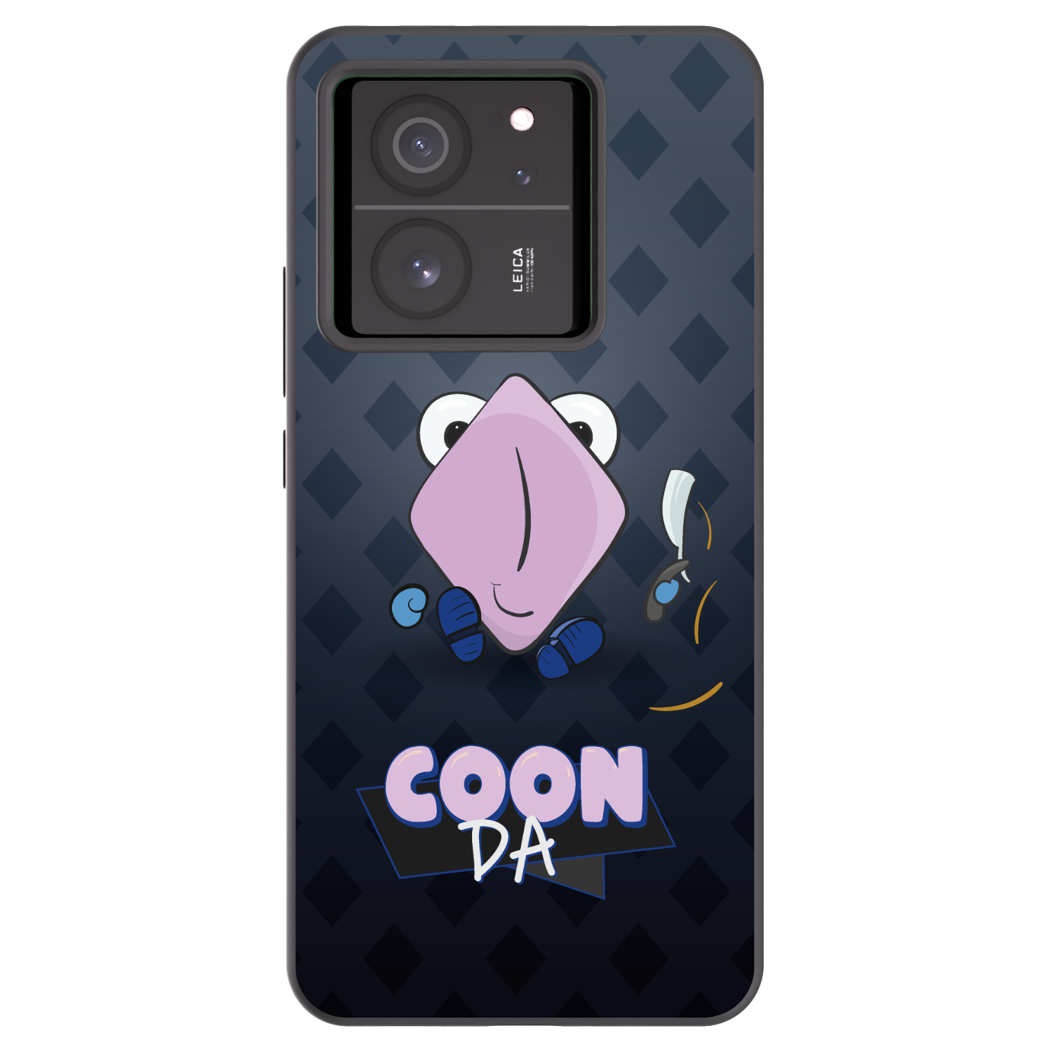 Picasee silikónový čierny obal pre Xiaomi 13T - COONDA holátko - tmavá