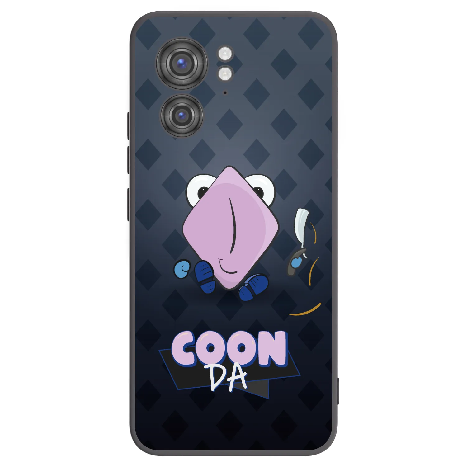 Picasee silikónový čierny obal pre Motorola Edge 40 - COONDA holátko - tmavá