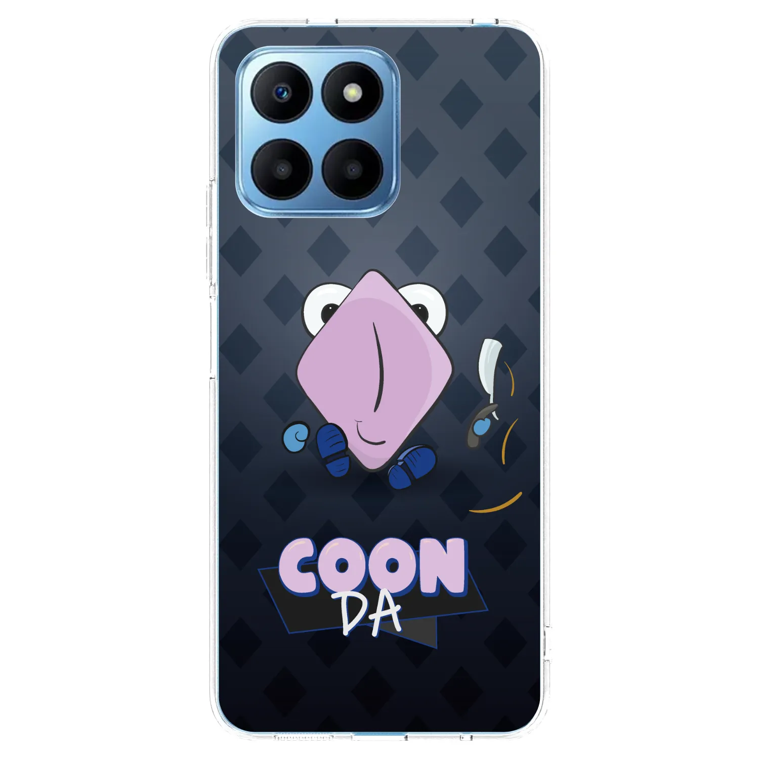 Picasee silikónový prehľadný obal pre Honor 70 Lite - COONDA holátko - tmavá