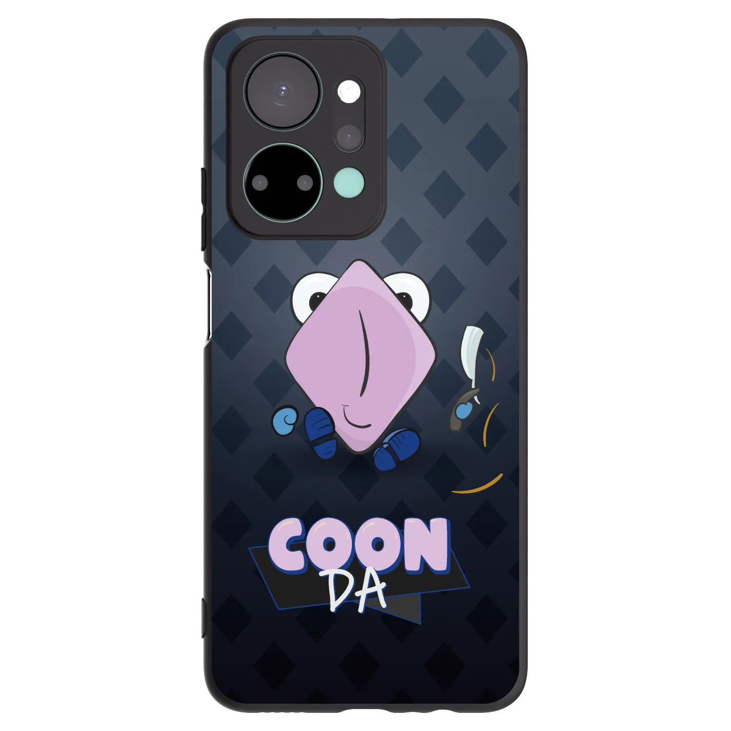 Picasee silikónový čierny obal pre Honor X7a - COONDA holátko - tmavá