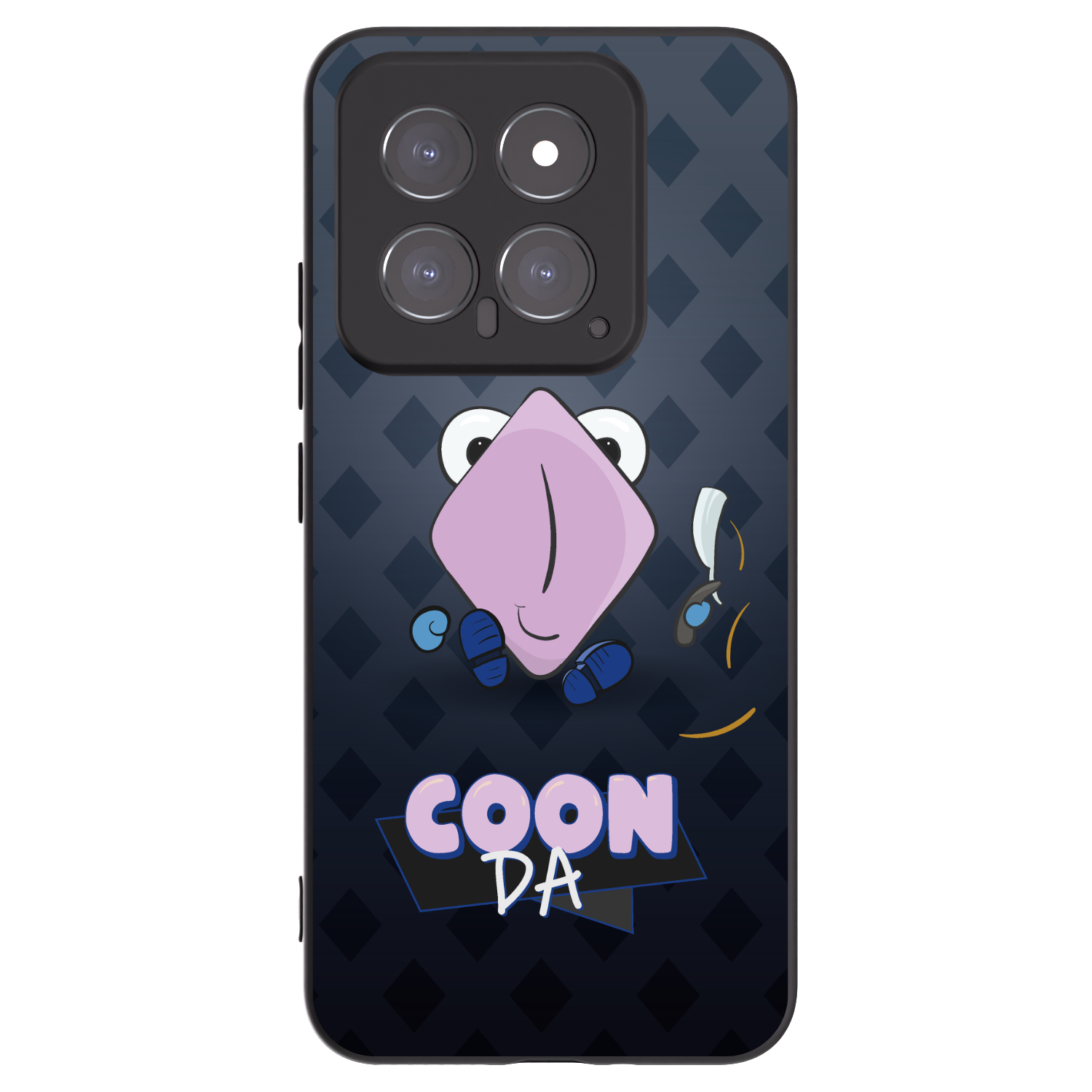 Picasee silikónový čierny obal pre Xiaomi 14 - COONDA holátko - tmavá