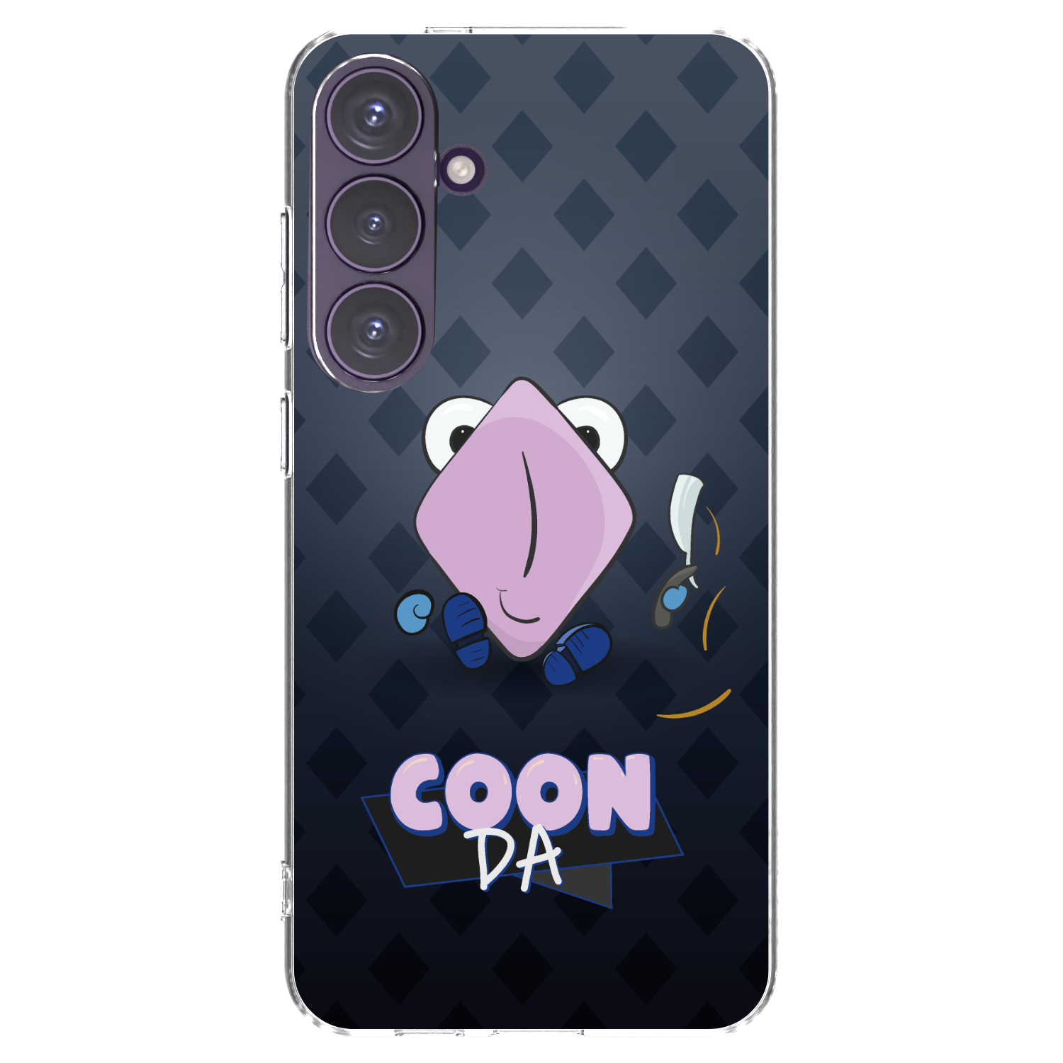 Picasee silikónový prehľadný obal pre Samsung Galaxy S24+ S926B 5G - COONDA holátko - tmavá