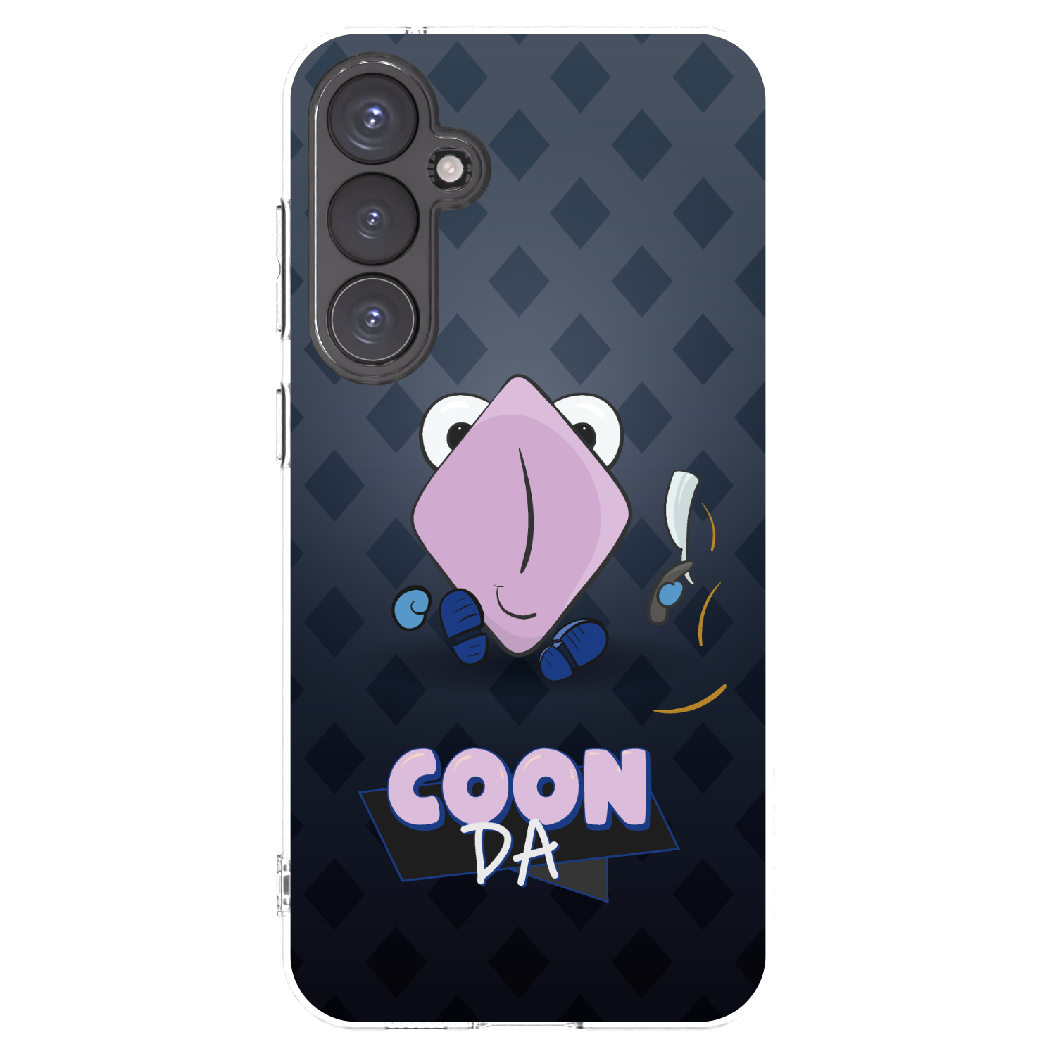 Picasee silikónový prehľadný obal pre Samsung Galaxy S23 FE S711B - COONDA holátko - tmavá