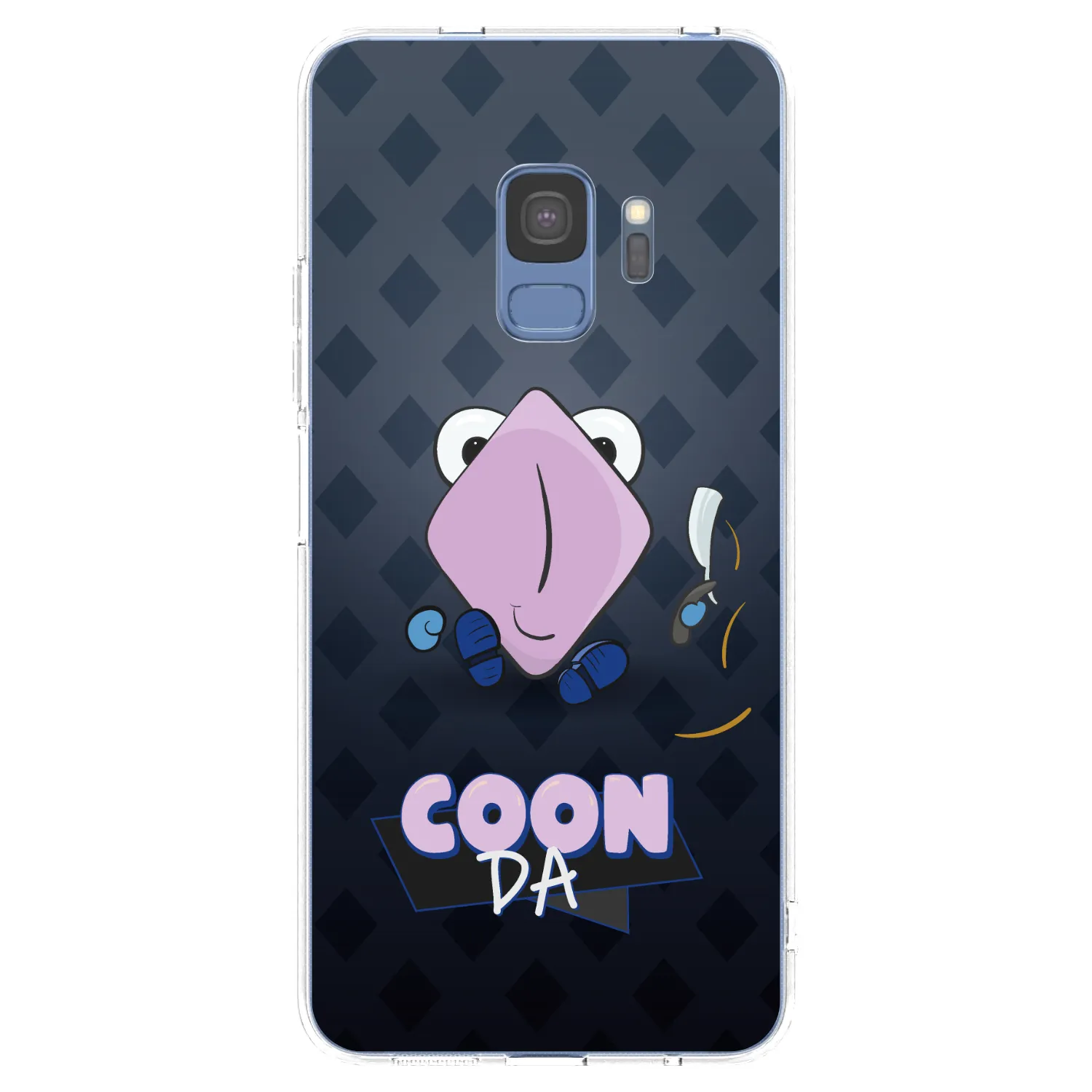 Picasee silikónový prehľadný obal pre Samsung Galaxy S9 G960F - COONDA holátko - tmavá