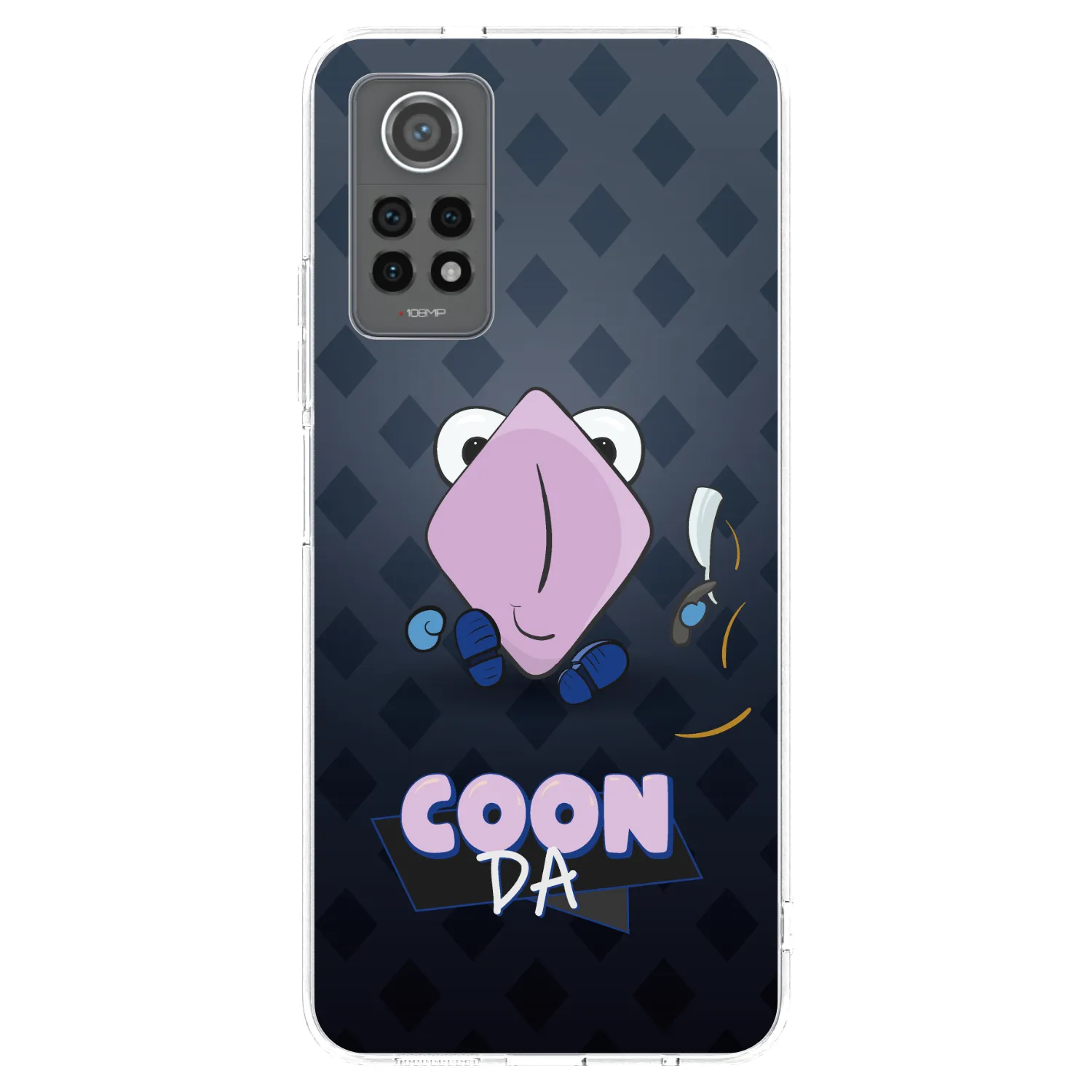 Picasee silikónový prehľadný obal pre Xiaomi Redmi Note 12 Pro 4G - COONDA holátko - tmavá