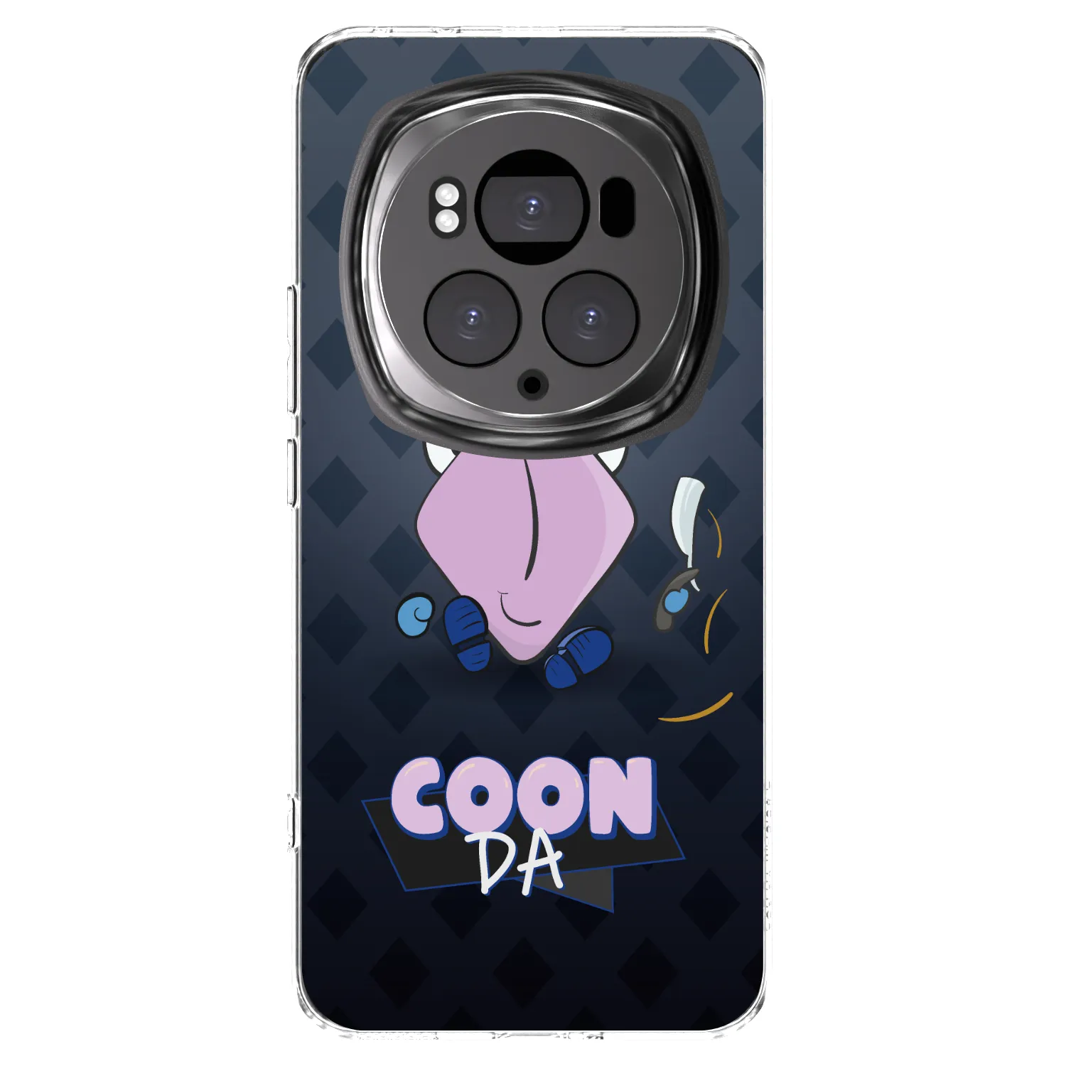 Picasee silikónový prehľadný obal pre Honor Magic6 Pro - COONDA holátko - tmavá