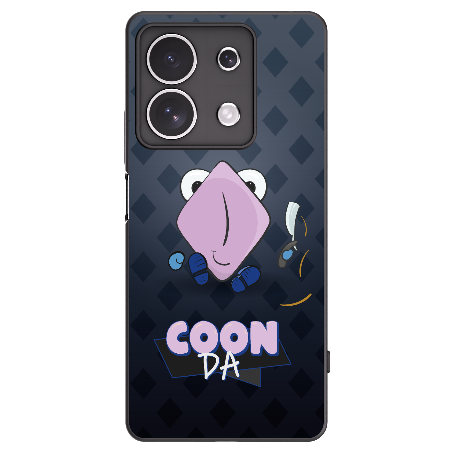 Picasee silikónový čierny obal pre Xiaomi Redmi Note 13 4G - COONDA holátko - tmavá