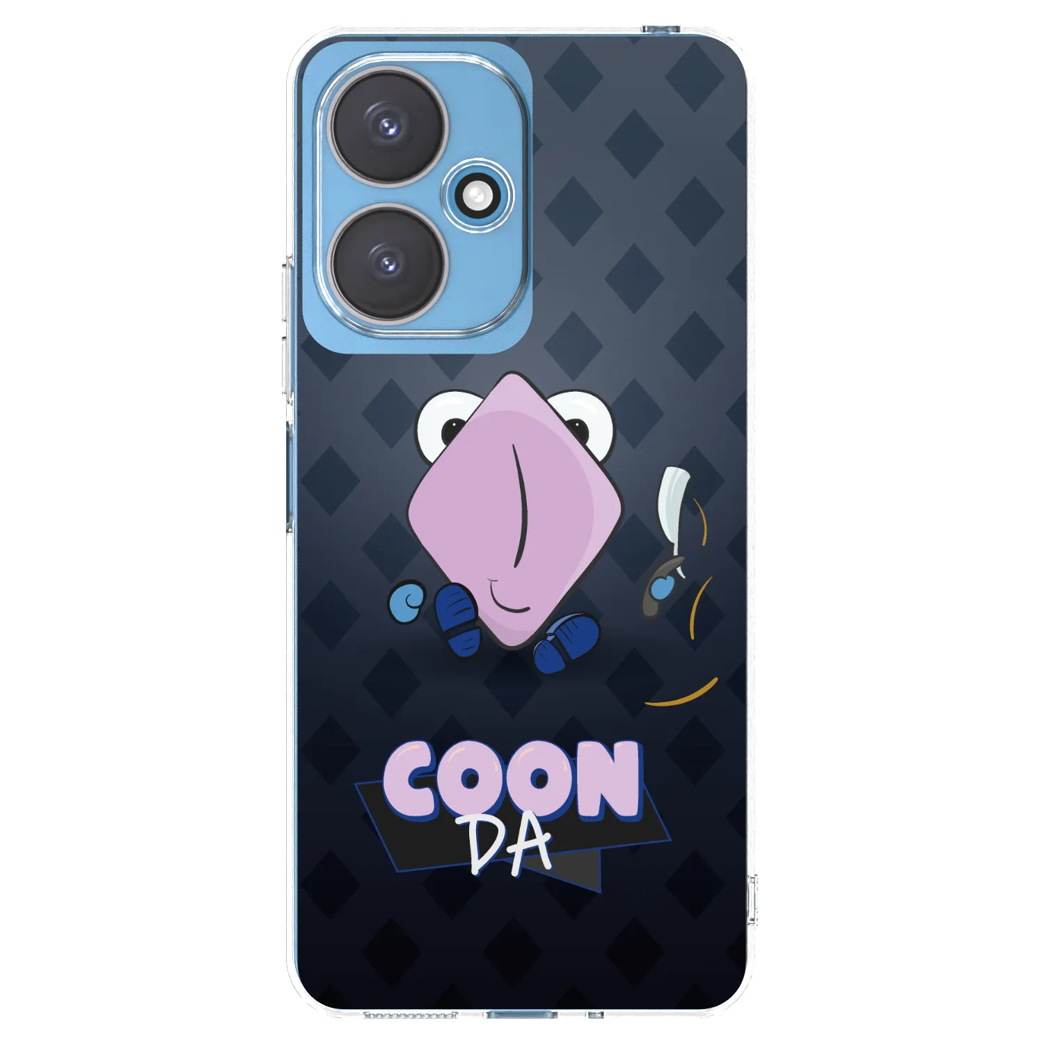 Picasee silikónový prehľadný obal pre Xiaomi Redmi 13C 5G - COONDA holátko - tmavá