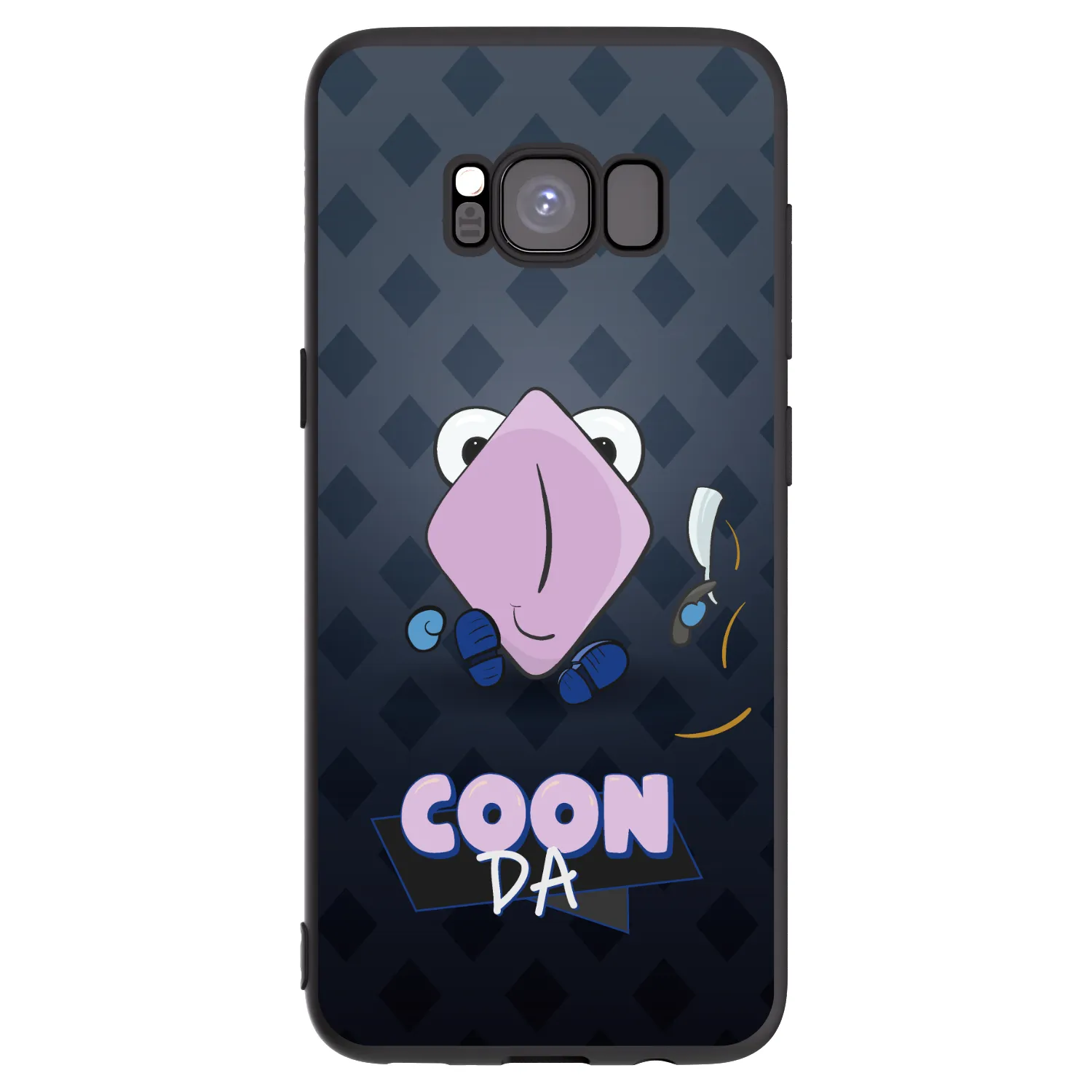 Picasee silikónový čierny obal pre Samsung Galaxy S8 G950F - COONDA holátko - tmavá