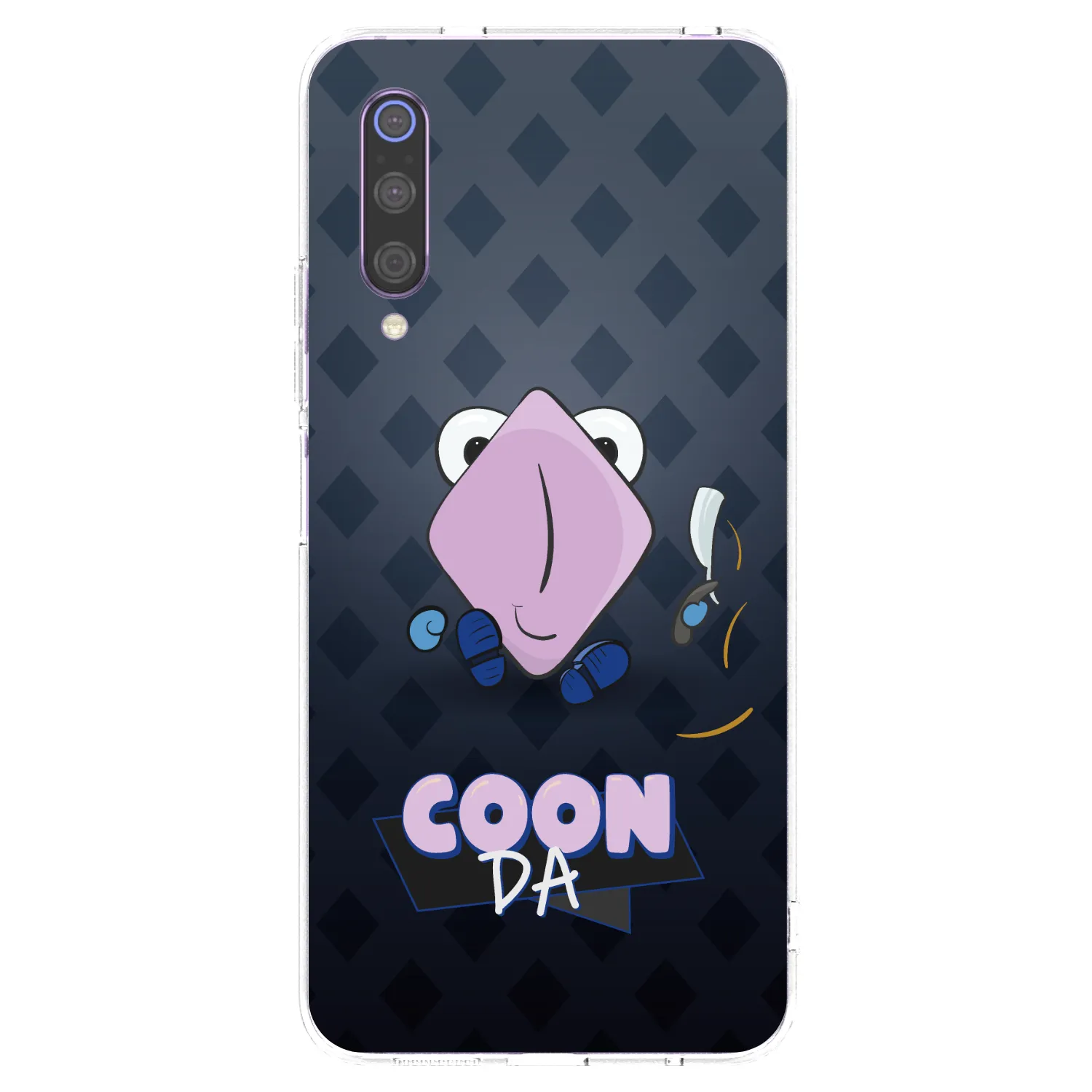 Picasee silikónový prehľadný obal pre Xiaomi Mi 9 - COONDA holátko - tmavá