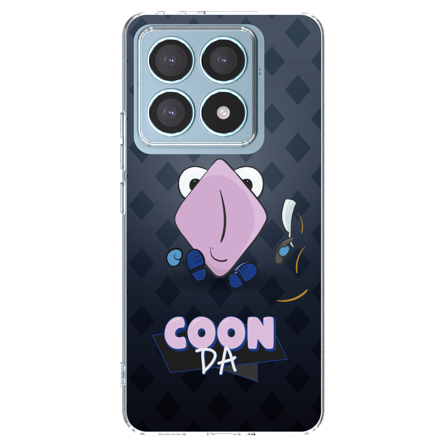 Picasee silikónový prehľadný obal pre Xiaomi 14T Pro - COONDA holátko - tmavá