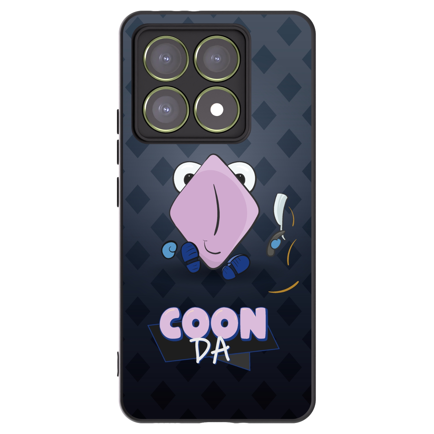 Picasee silikónový čierny obal pre Xiaomi 14T - COONDA holátko - tmavá