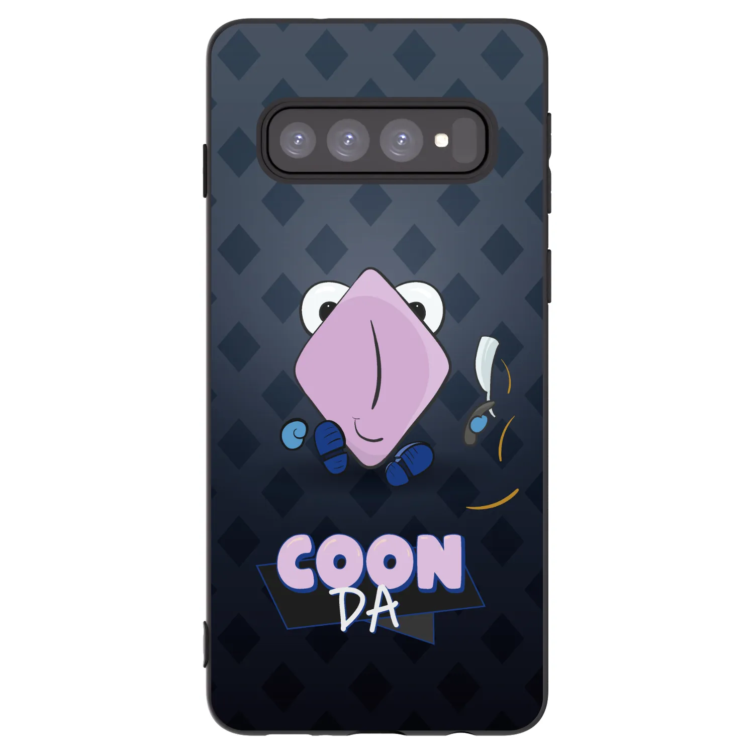 Picasee silikónový čierny obal pre Samsung Galaxy S10 G973 - COONDA holátko - tmavá