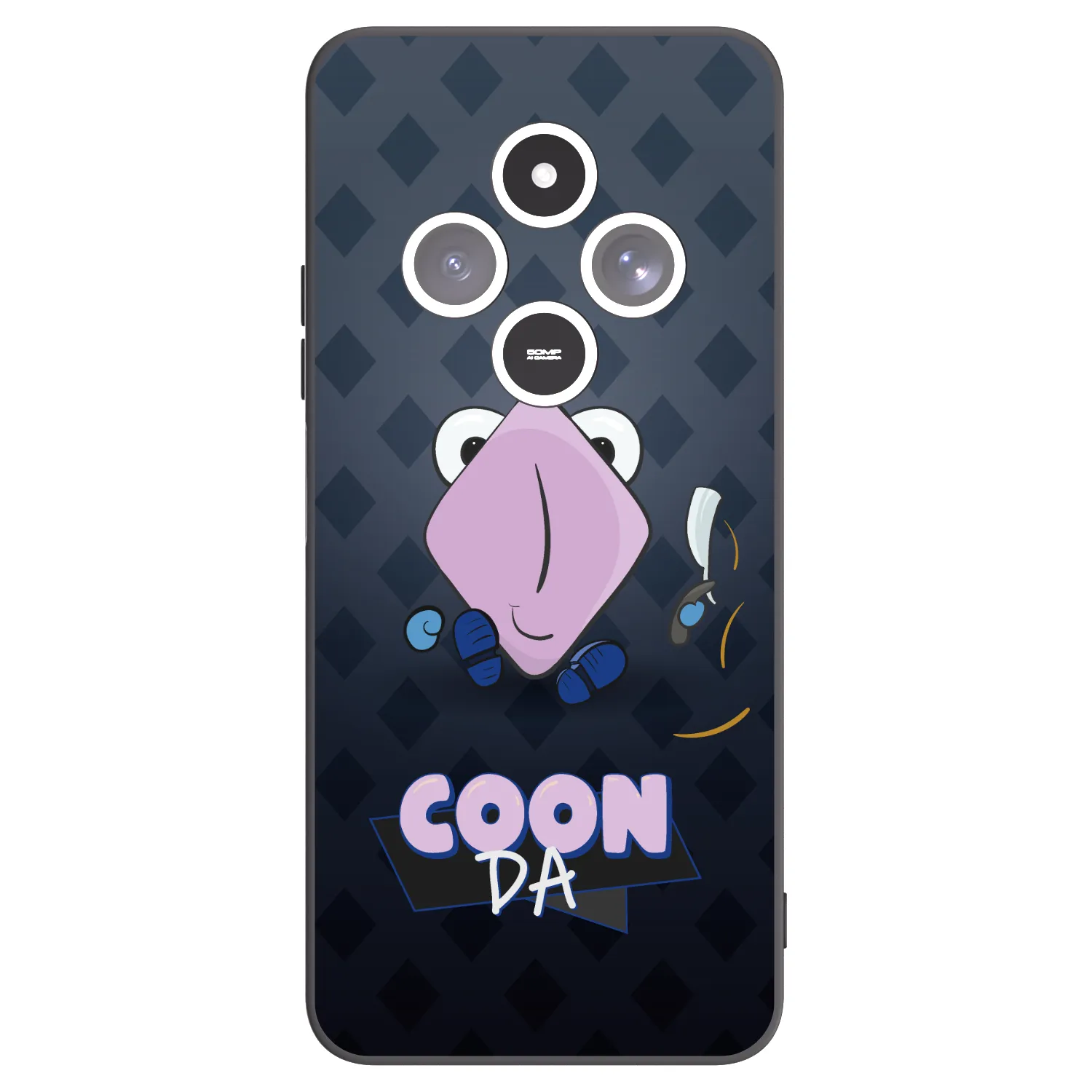 Picasee silikónový čierny obal pre Xiaomi Redmi 14C - COONDA holátko - tmavá