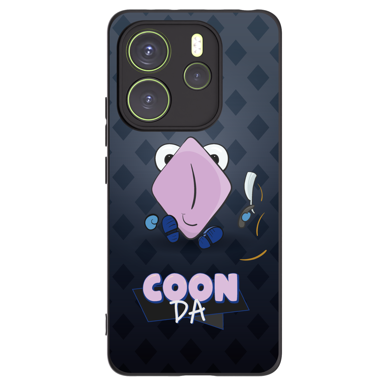 Picasee silikónový čierny obal pre Xiaomi Redmi Note 14 4G - COONDA holátko - tmavá