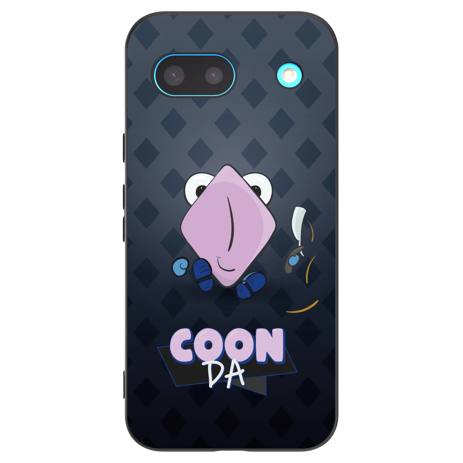 Picasee silikónový čierny obal pre Google Pixel 8a - COONDA holátko - tmavá