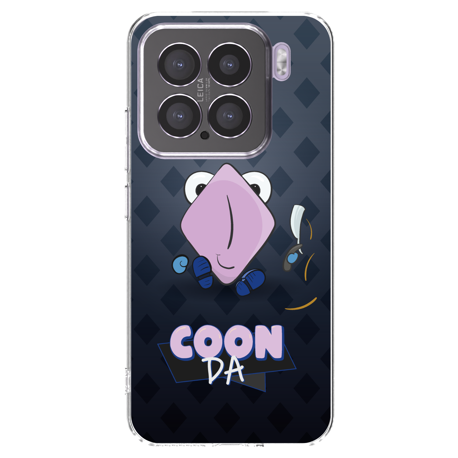 Silikónový prehľadný obal pre Xiaomi 15 - COONDA holátko - tmavá
