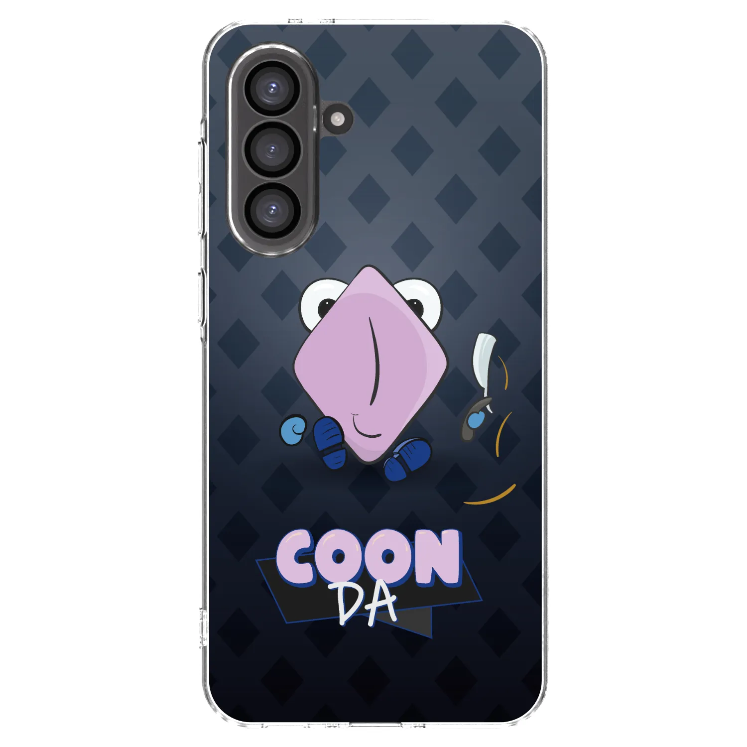 Picasee silikónový prehľadný obal pre Samsung Galaxy A56 5G A566B - COONDA holátko - tmavá