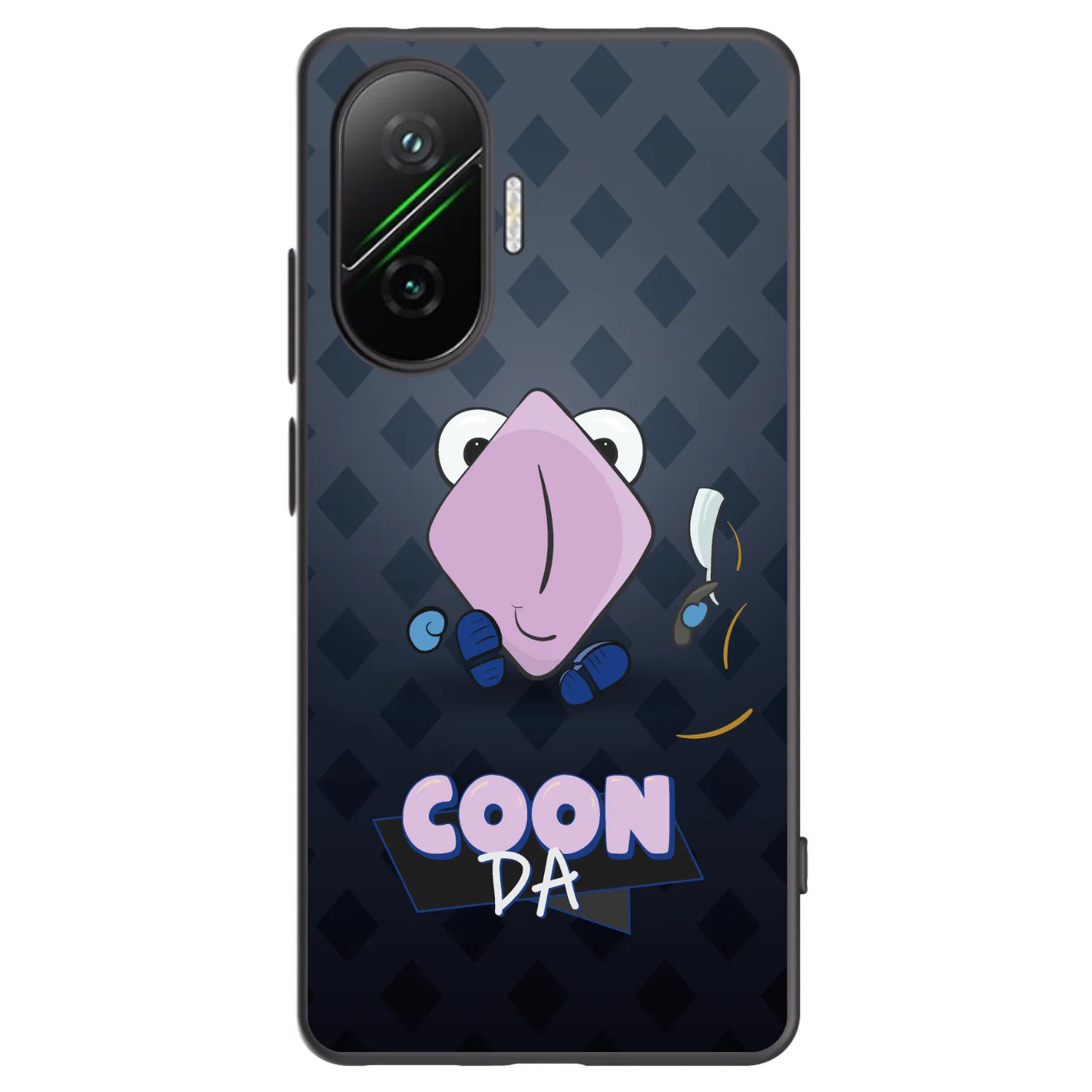 Silikónový čierny obal pre Xiaomi Poco F7 5G - COONDA holátko - tmavá