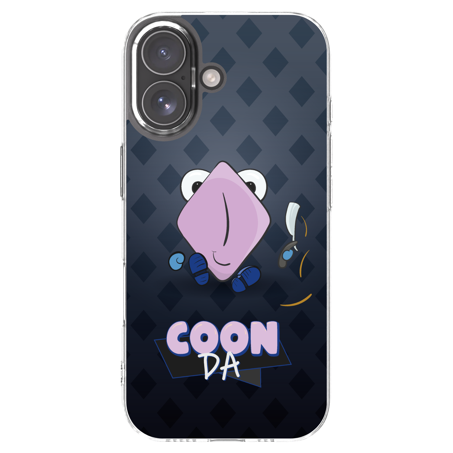 Picasee silikónový prehľadný obal pre Apple iPhone 17 - COONDA holátko - tmavá