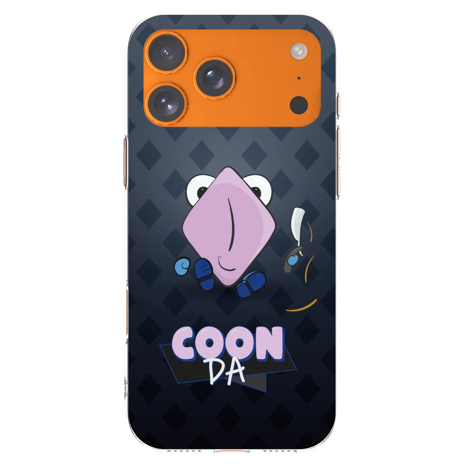 Picasee silikónový prehľadný obal pre Apple iPhone 17 Pro Max - COONDA holátko - tmavá