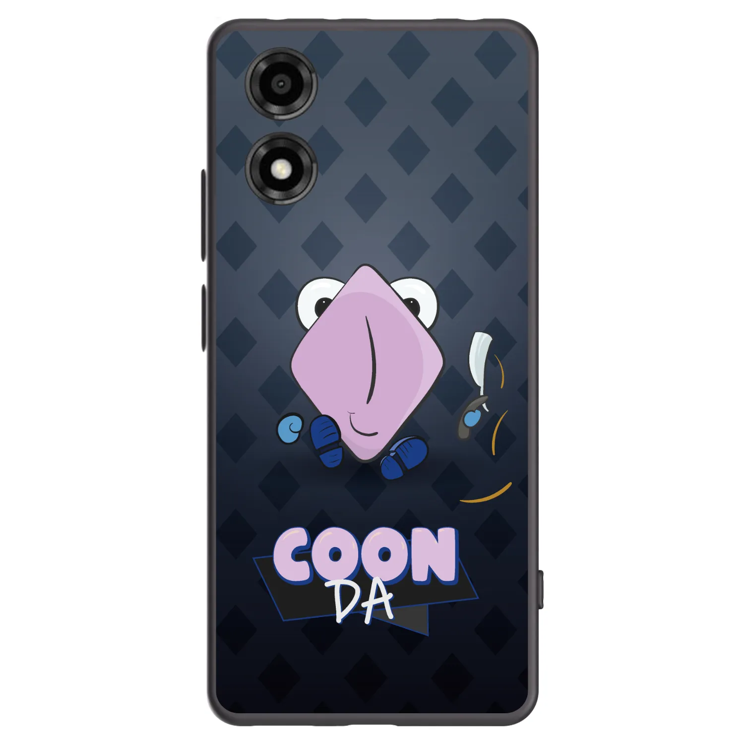 Picasee silikónový čierny obal pre Motorola Moto E14 - COONDA holátko - tmavá