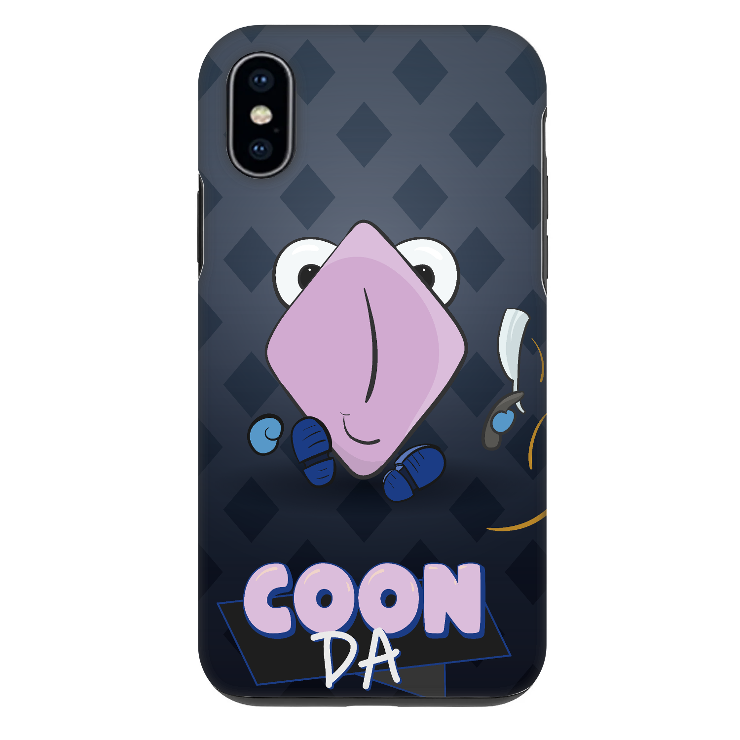 Picasee Fashion Case pre Apple iPhone X/XS - COONDA holátko - tmavá