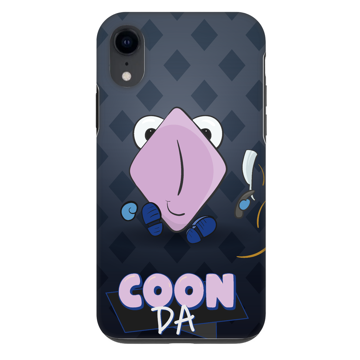 Picasee Fashion Case pre Apple iPhone XR - COONDA holátko - tmavá