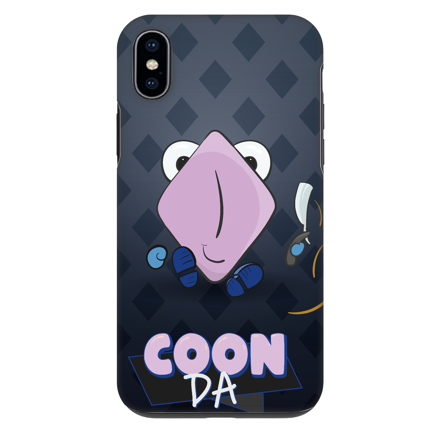 Picasee Fashion Case pre Apple iPhone XS Max - COONDA holátko - tmavá