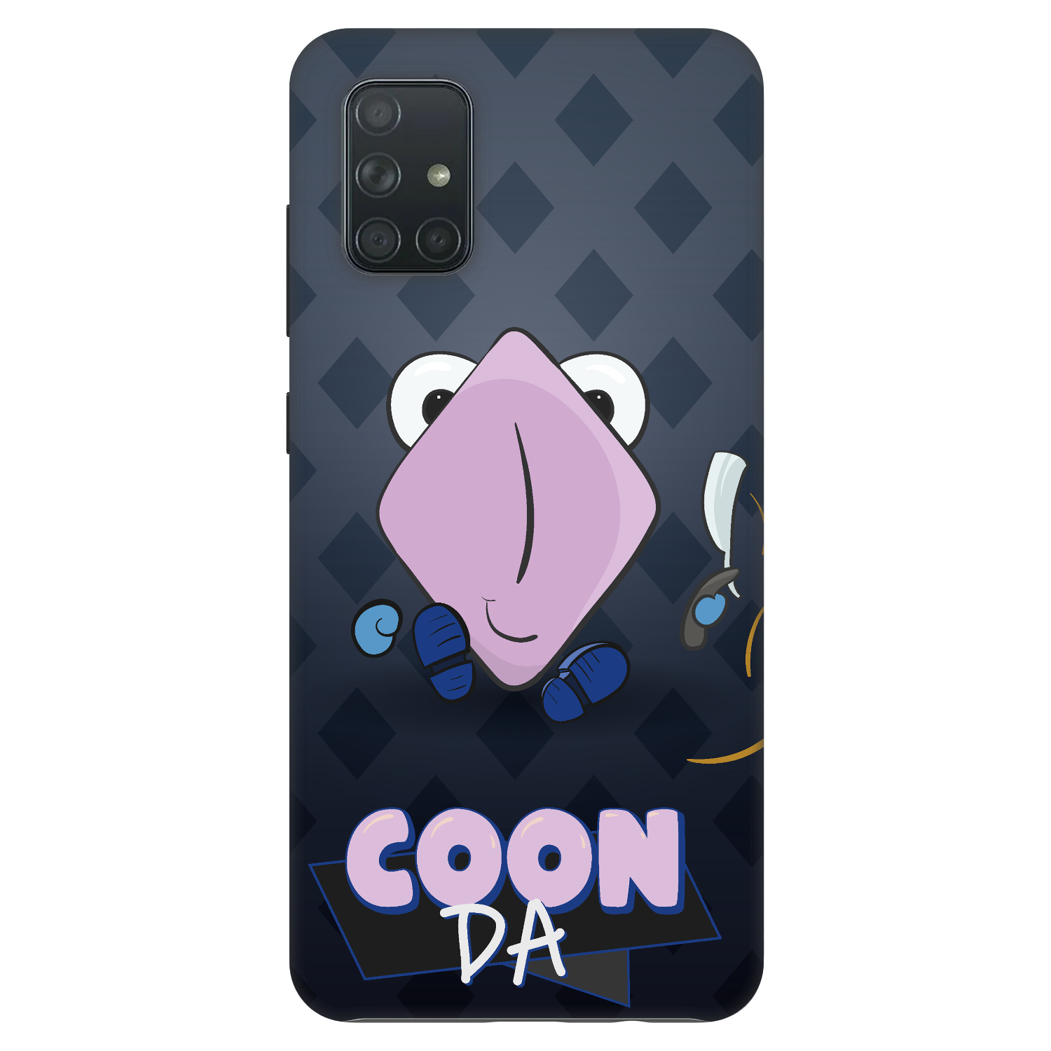 Picasee Fashion Case pre Samsung Galaxy A71 A715F - COONDA holátko - tmavá