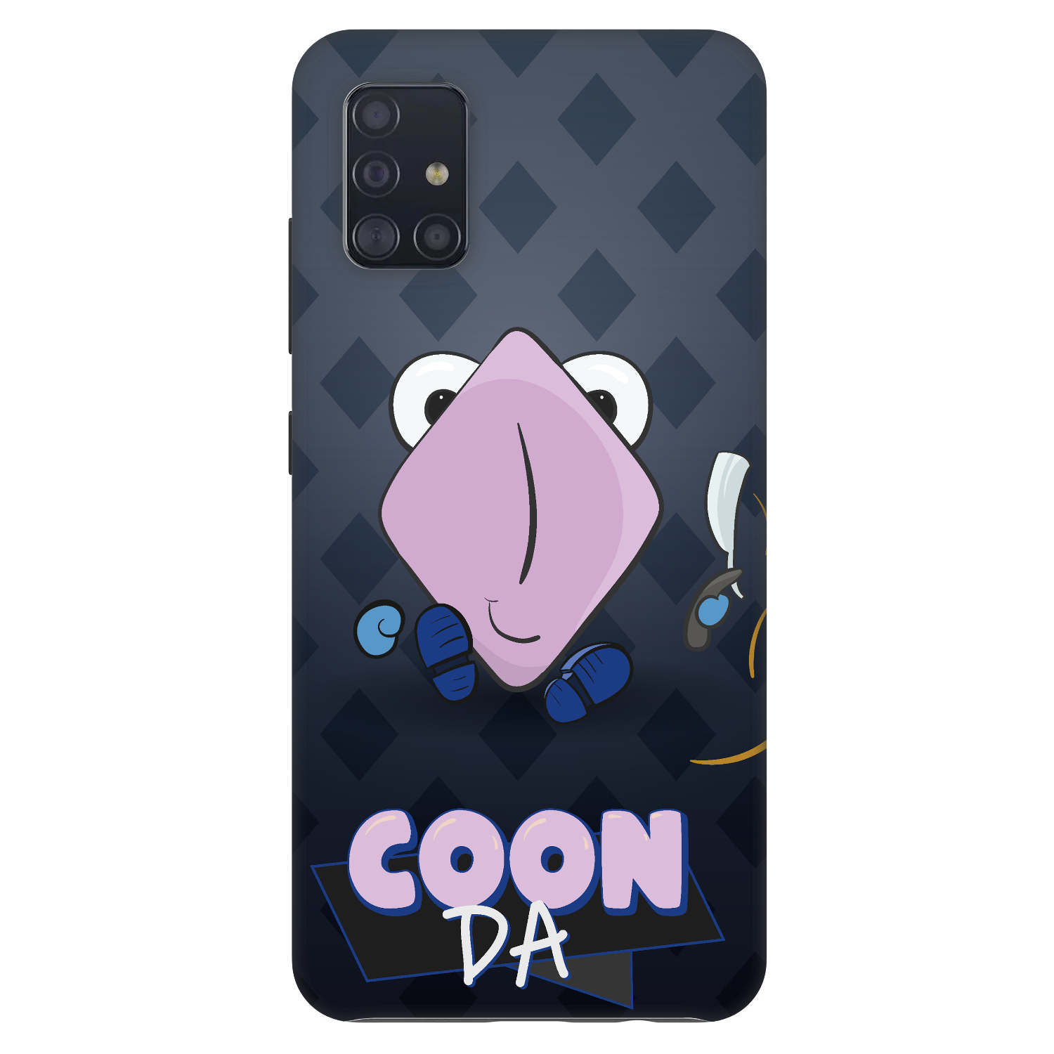 Picasee Fashion Case pre Samsung Galaxy A51 A515F - COONDA holátko - tmavá